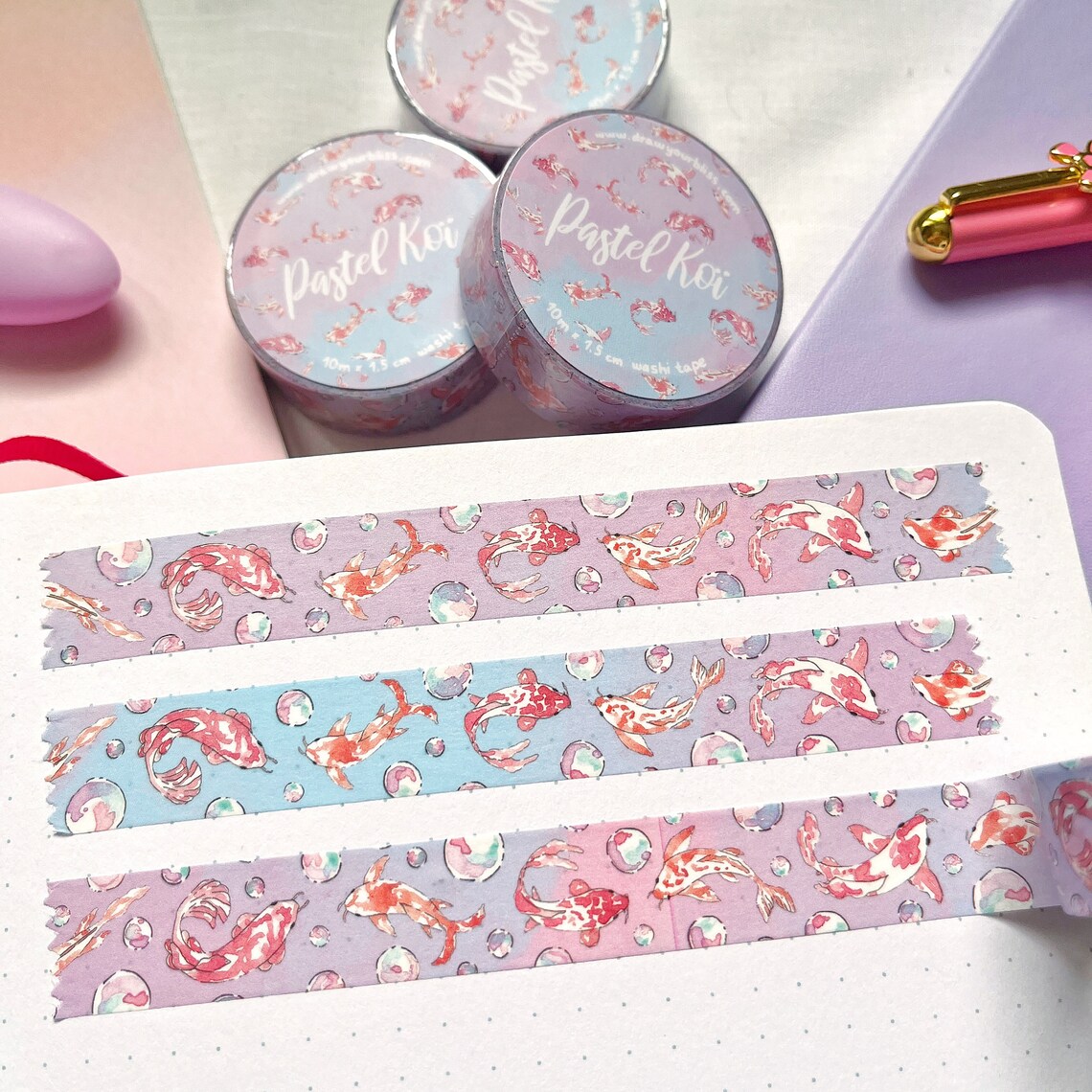 Washitape - Pastel Koï