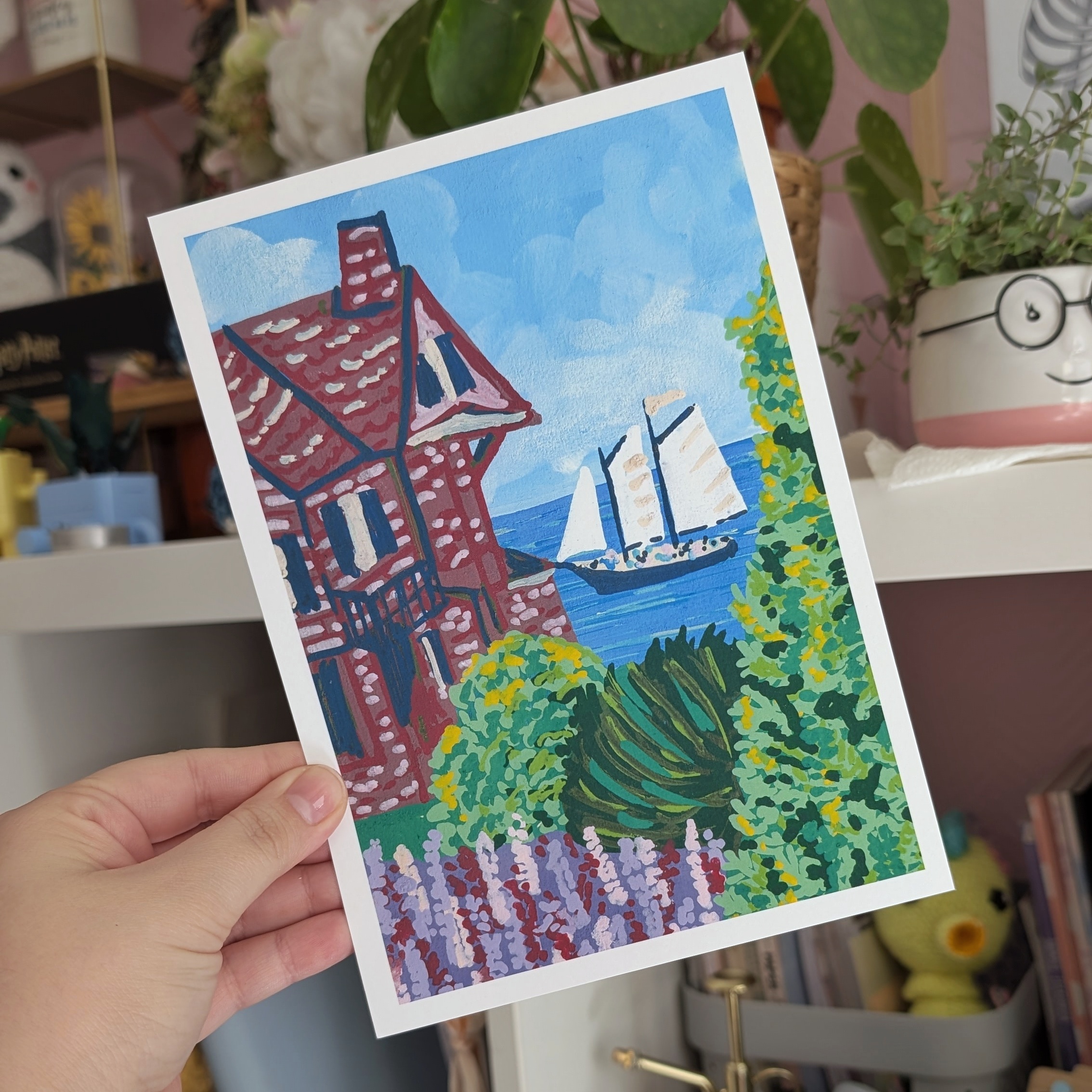 Print - La maison de la plage