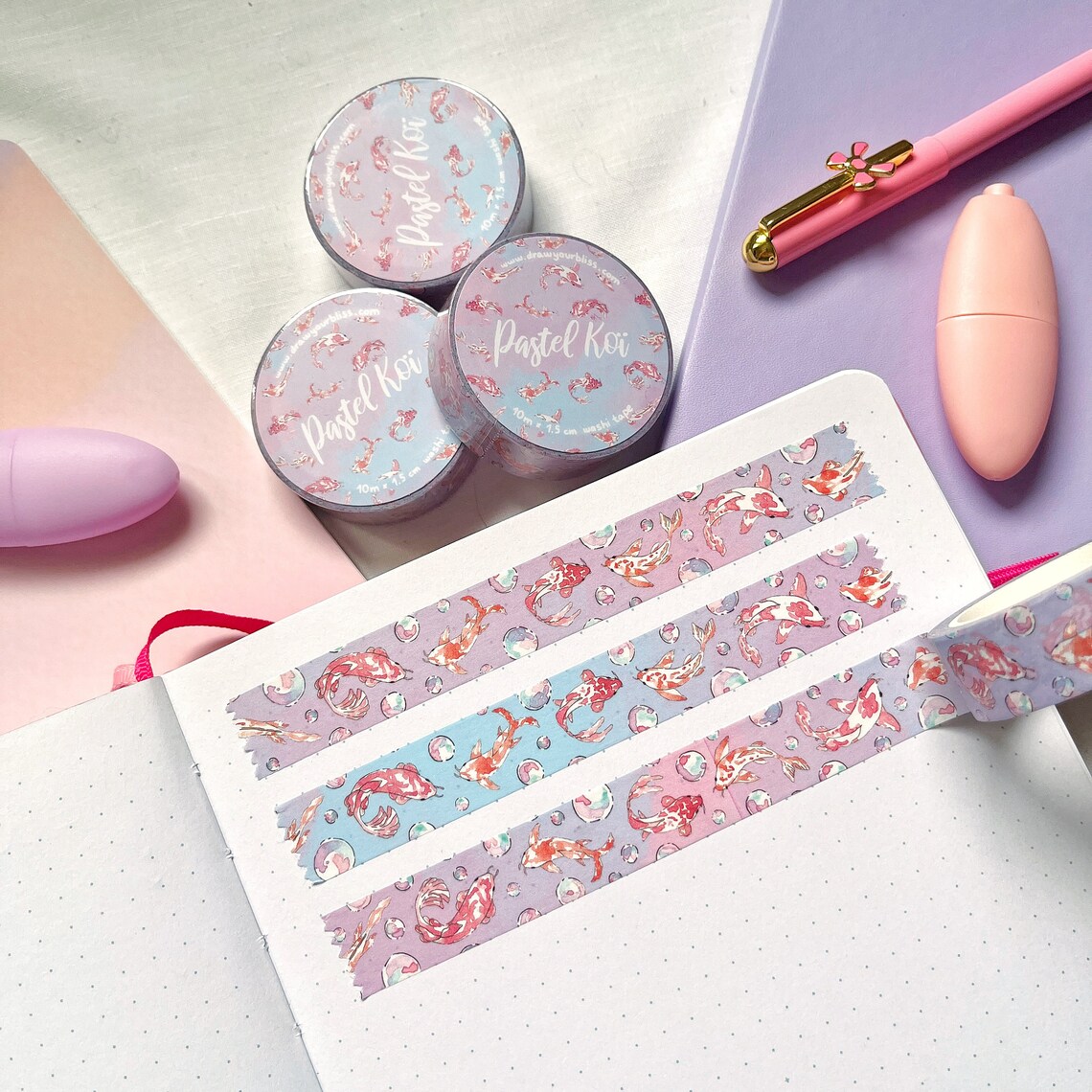 Washitape - Pastel Koï