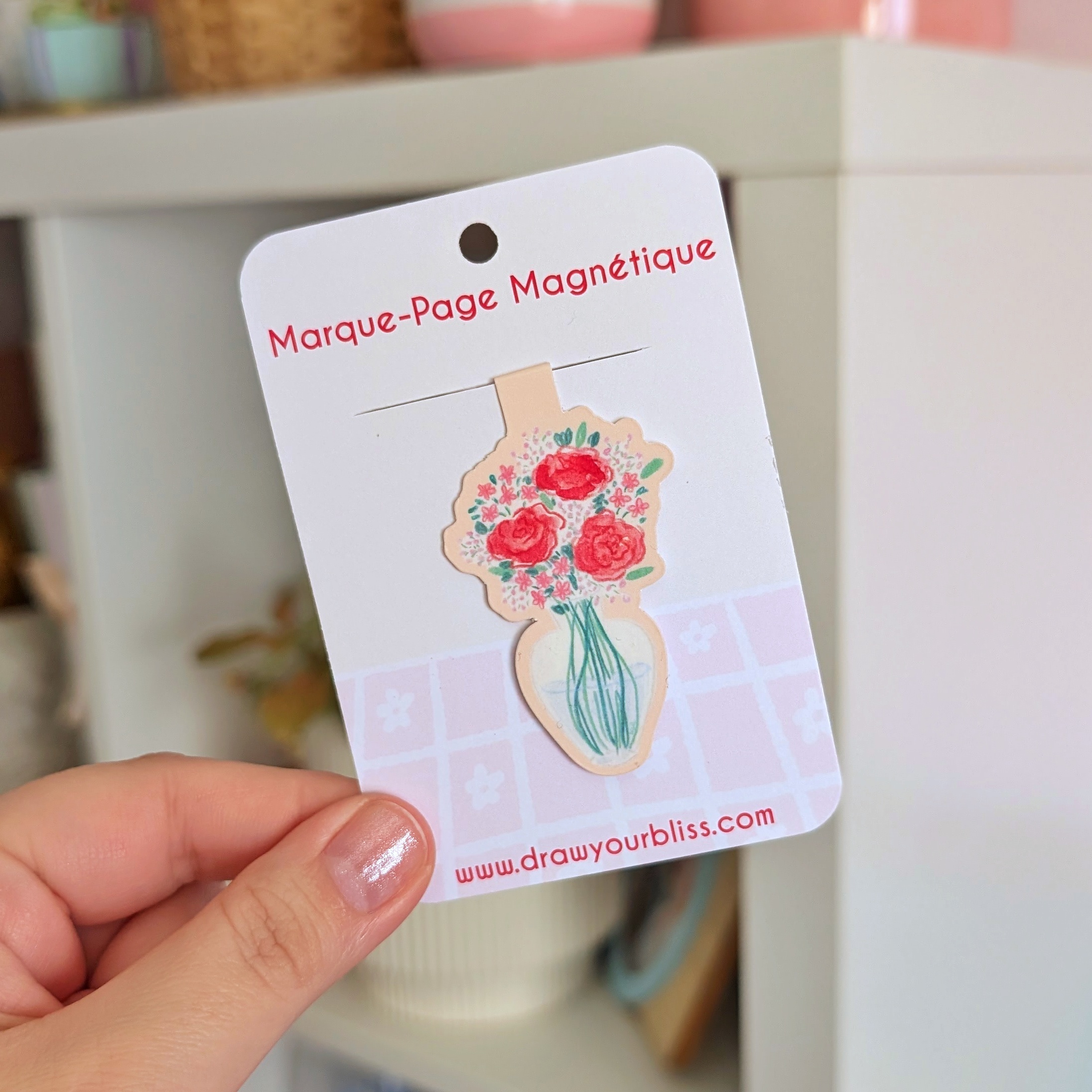 Marque-pages - Bouquet romantique