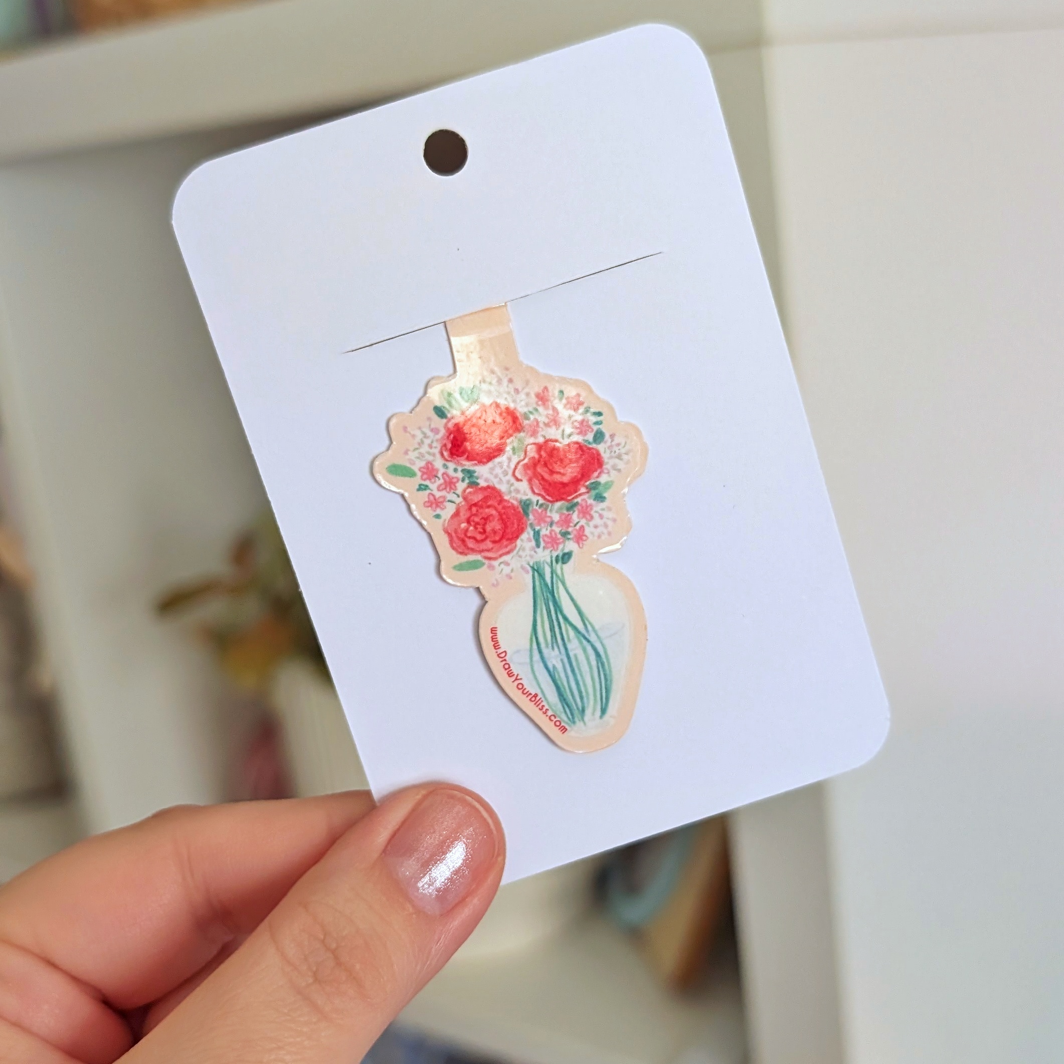 Marque-pages - Bouquet romantique