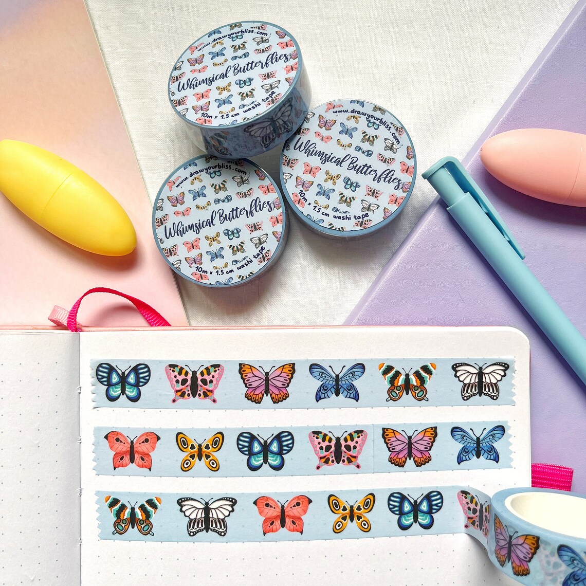 Washitape - Whimsical Butterflies