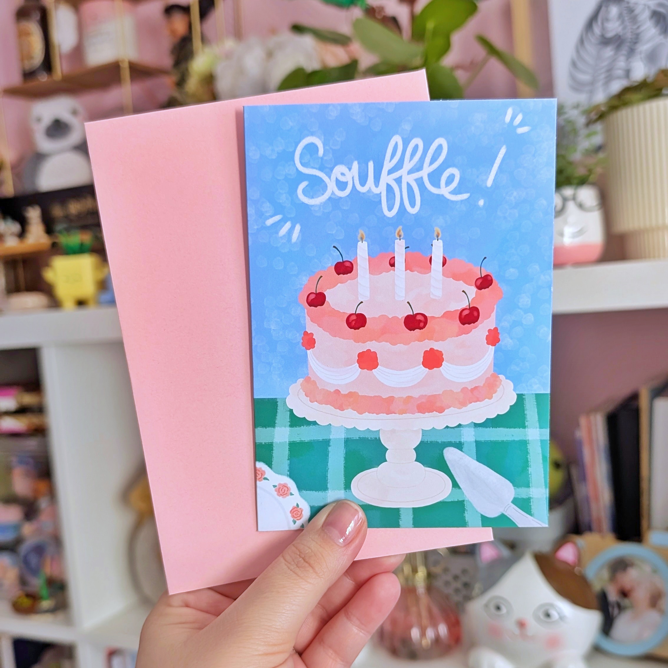 Carte de vœux - Souffle !