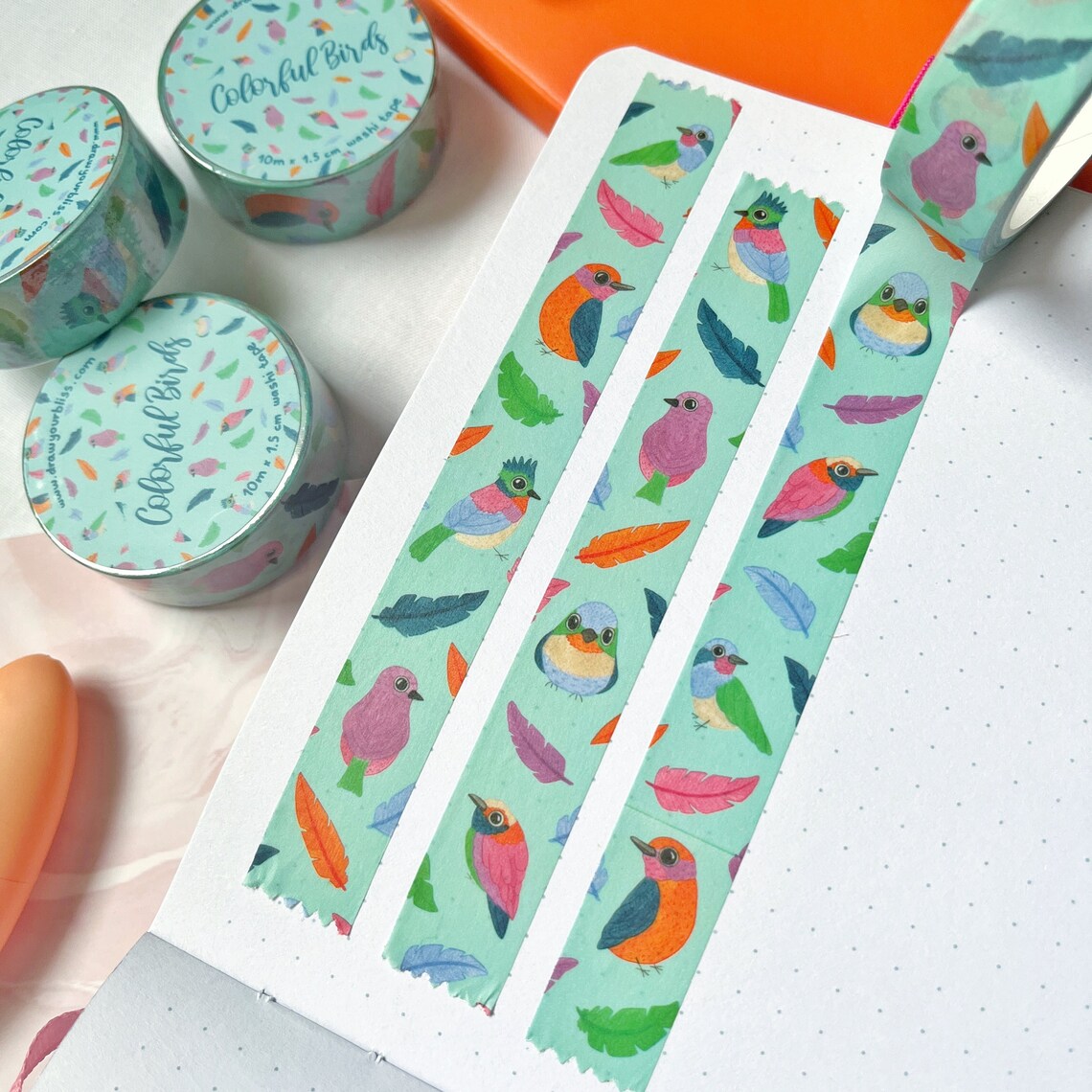 Washitape - Colorful Birds