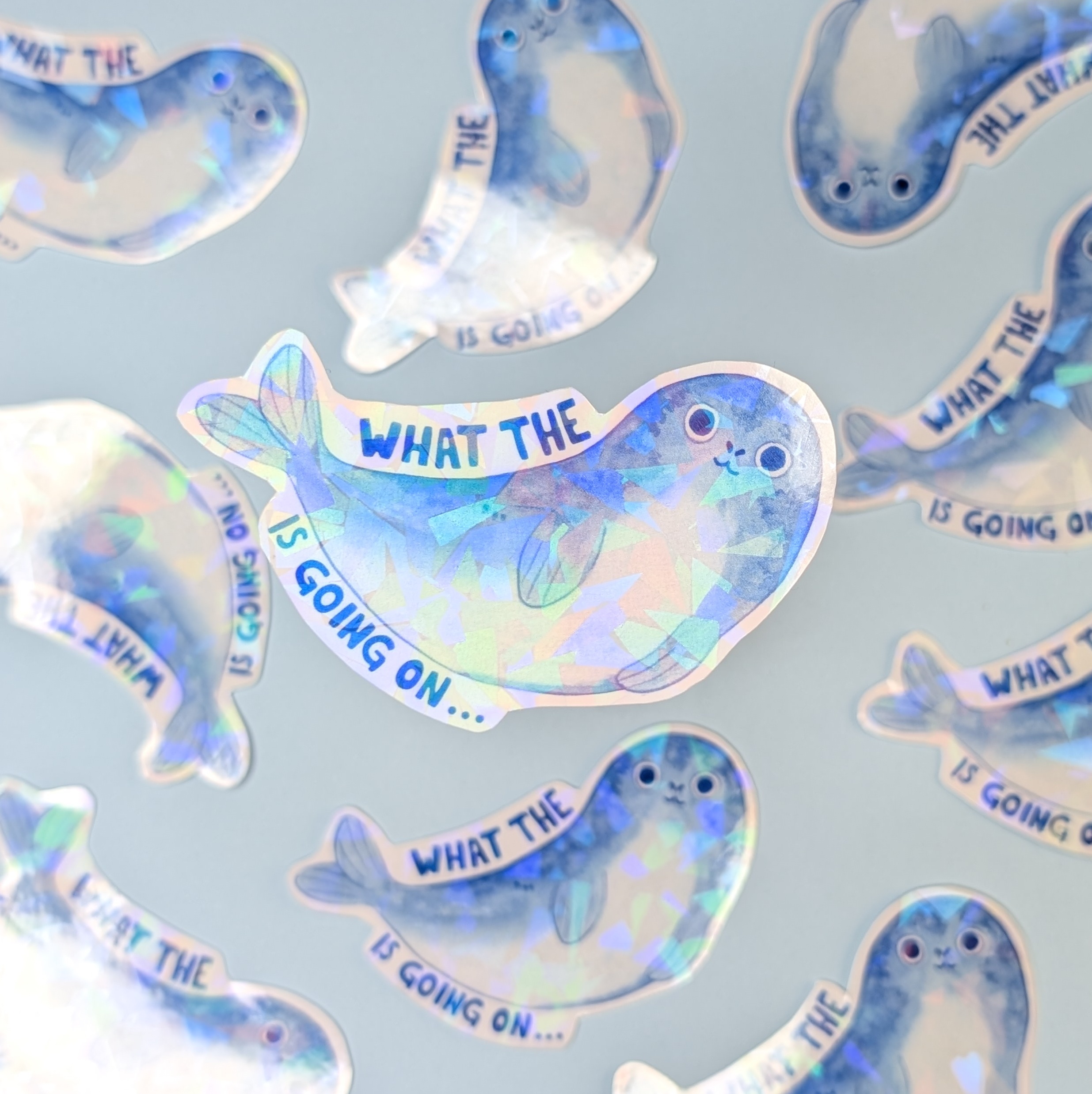 Sticker vinyle - What the Phoque