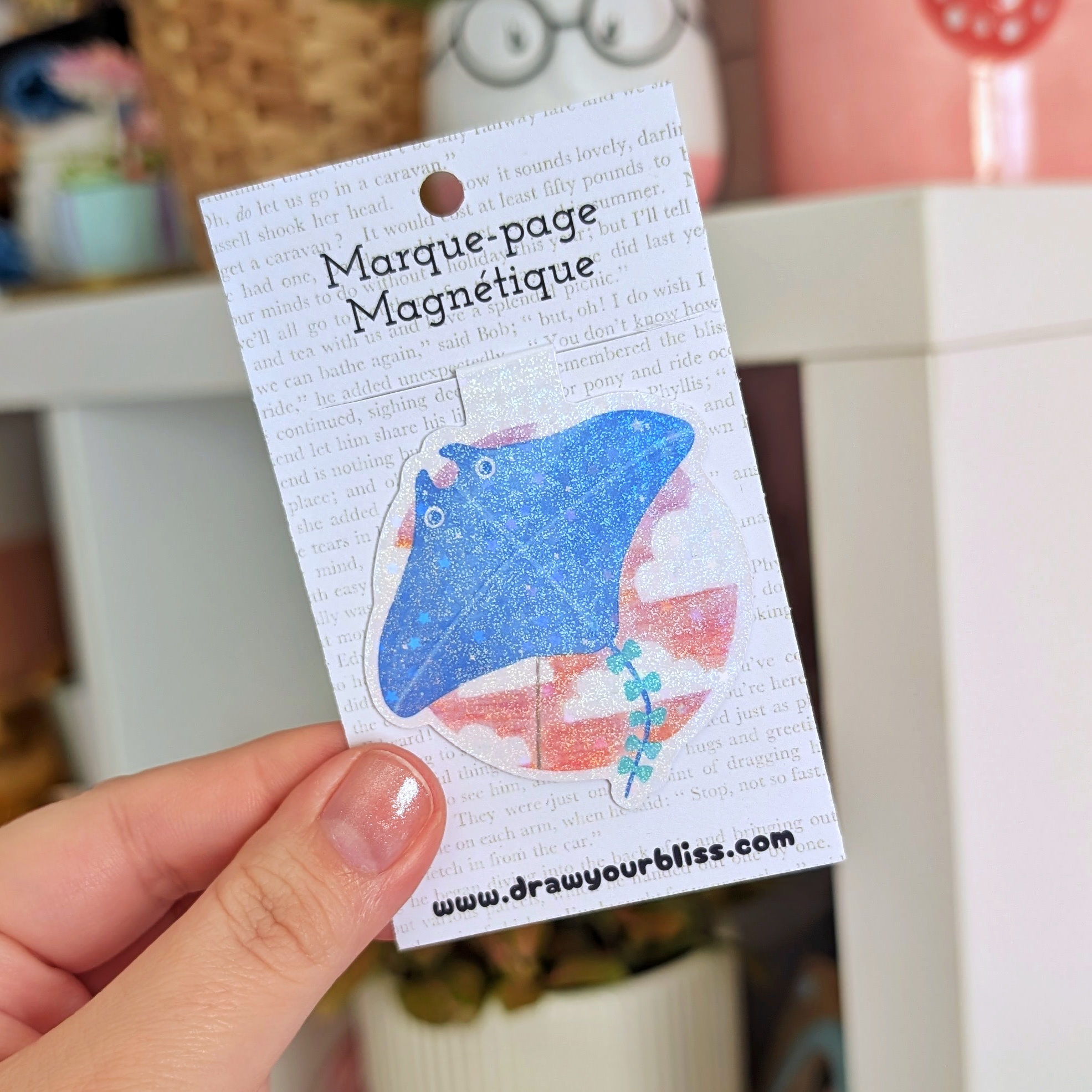 Marque-pages - Raie-volante