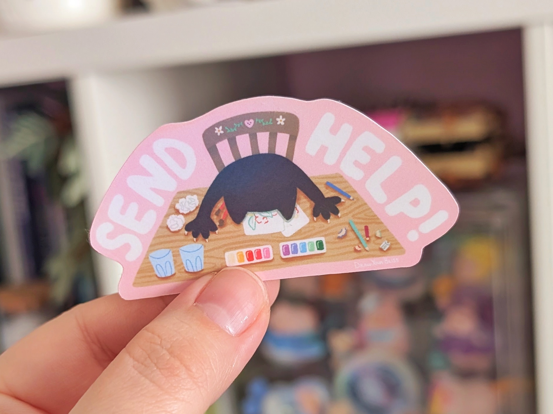 Sticker vinyle - Kitty Art Block