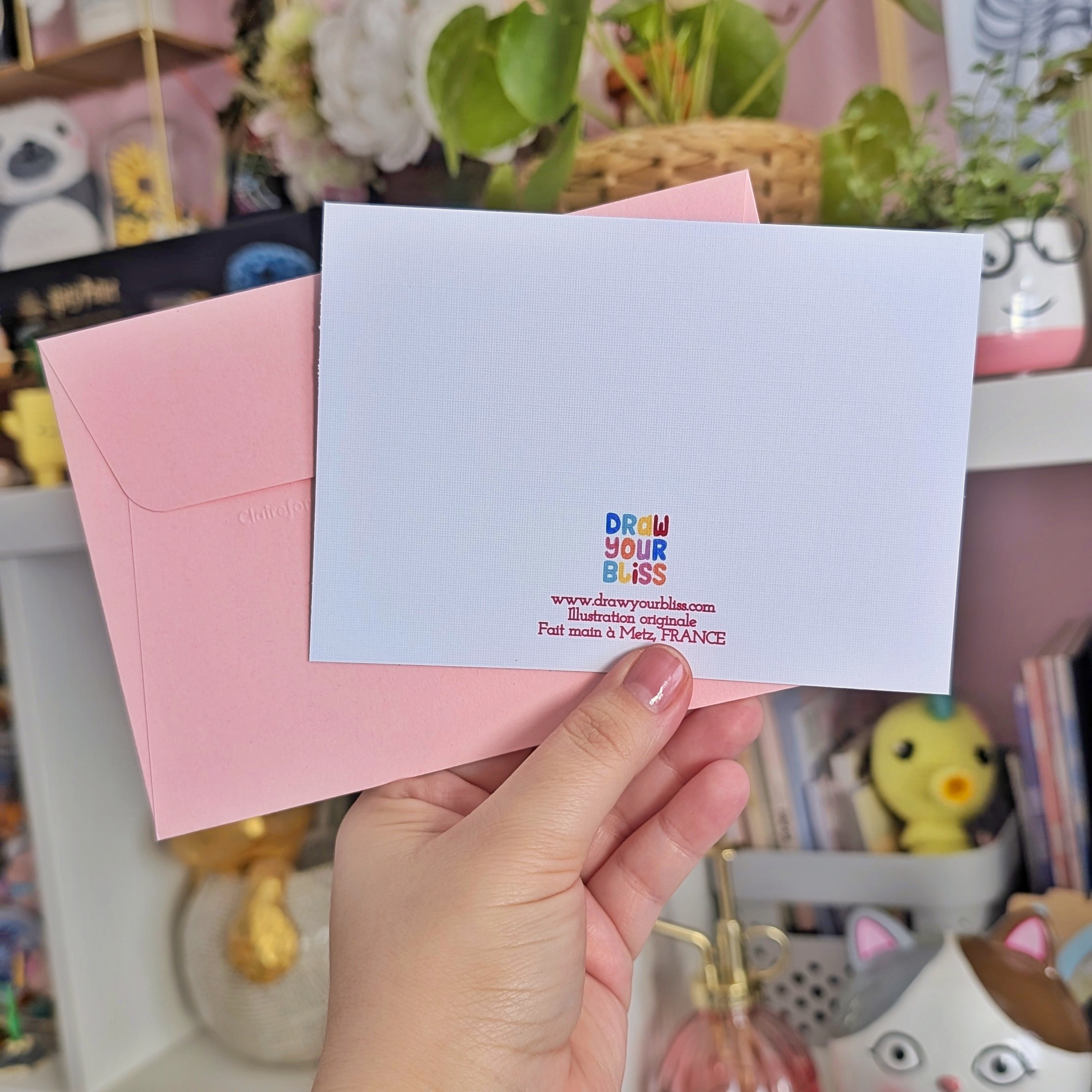 Carte de vœux - Poppy Kitty