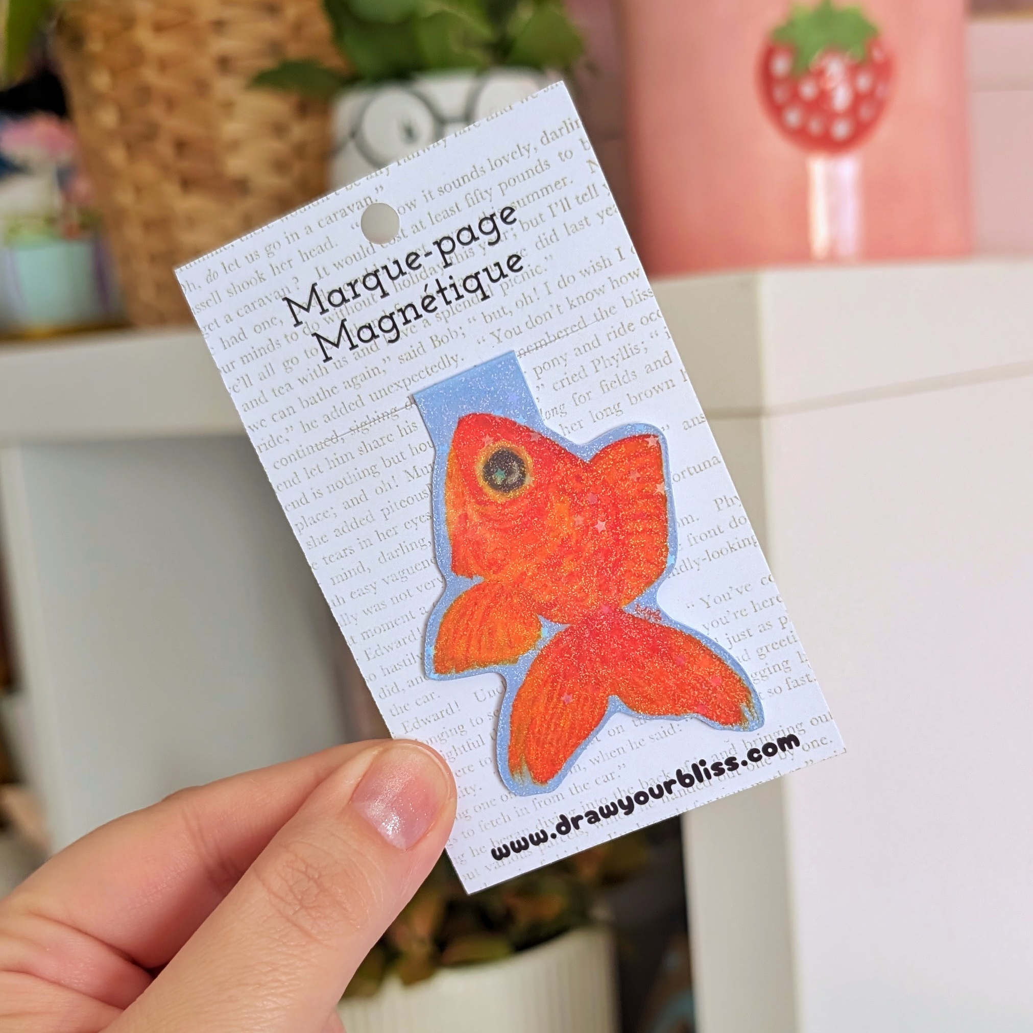Marque-pages - Poisson rouge