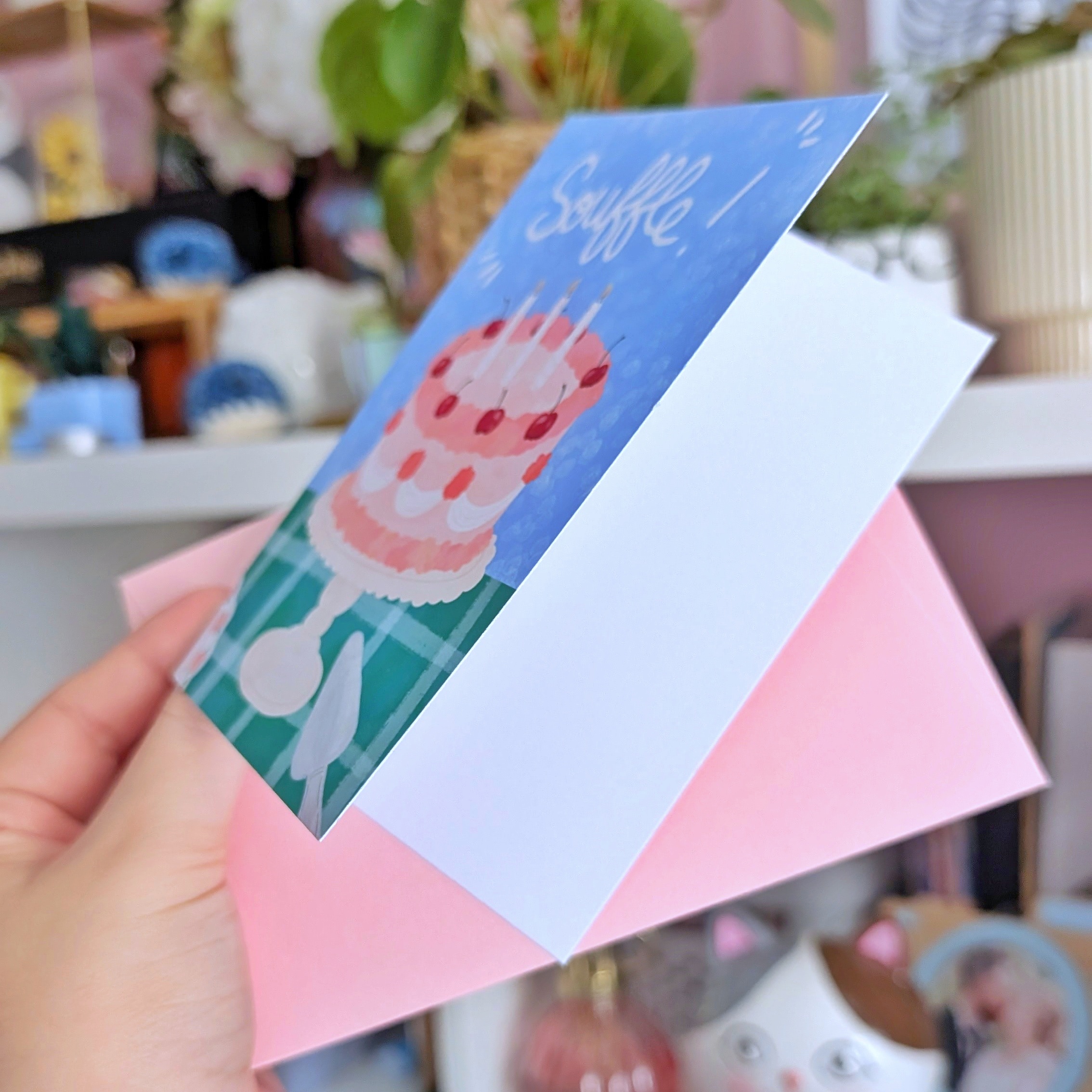 Carte de vœux - Souffle !