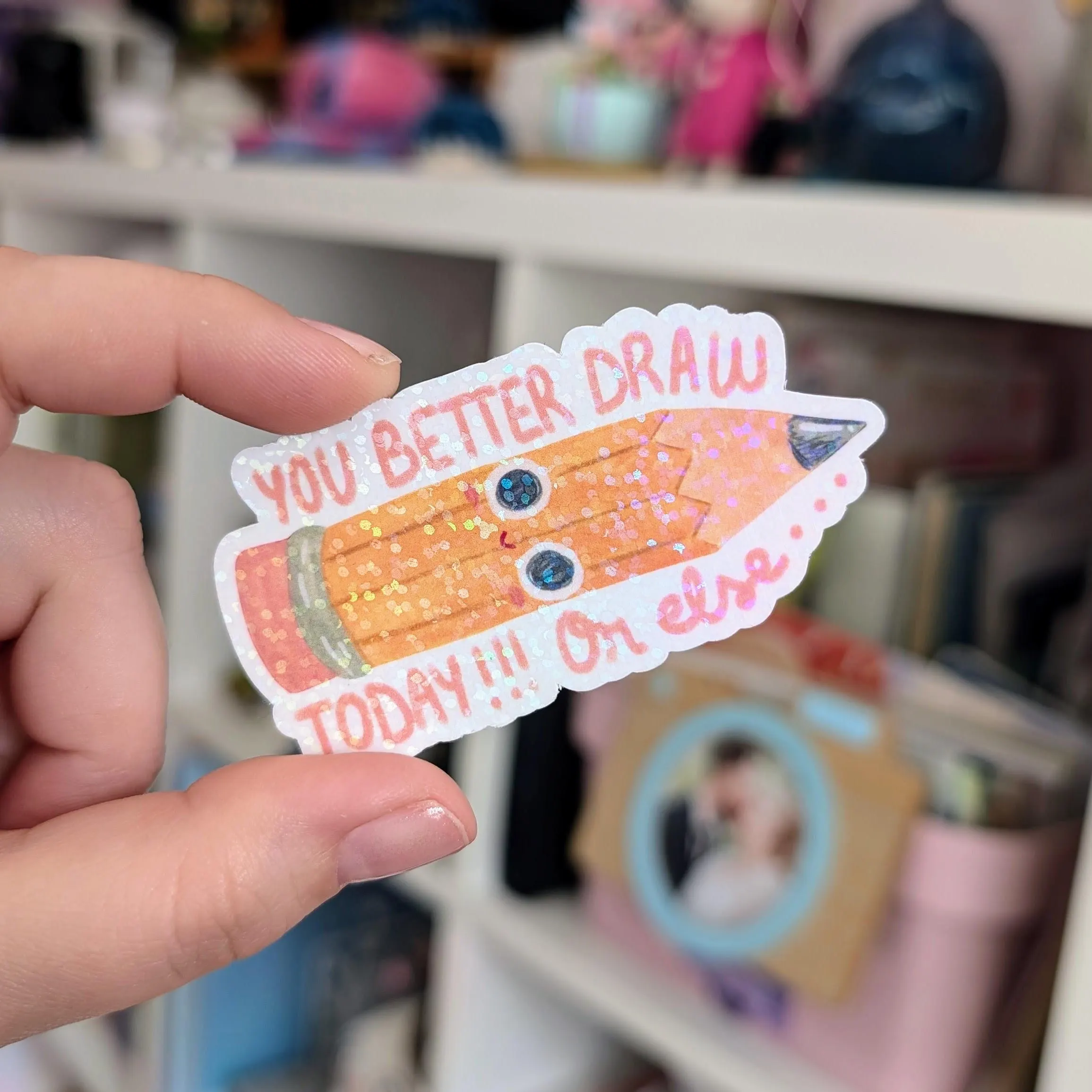 Sticker vinyle - You better draw today