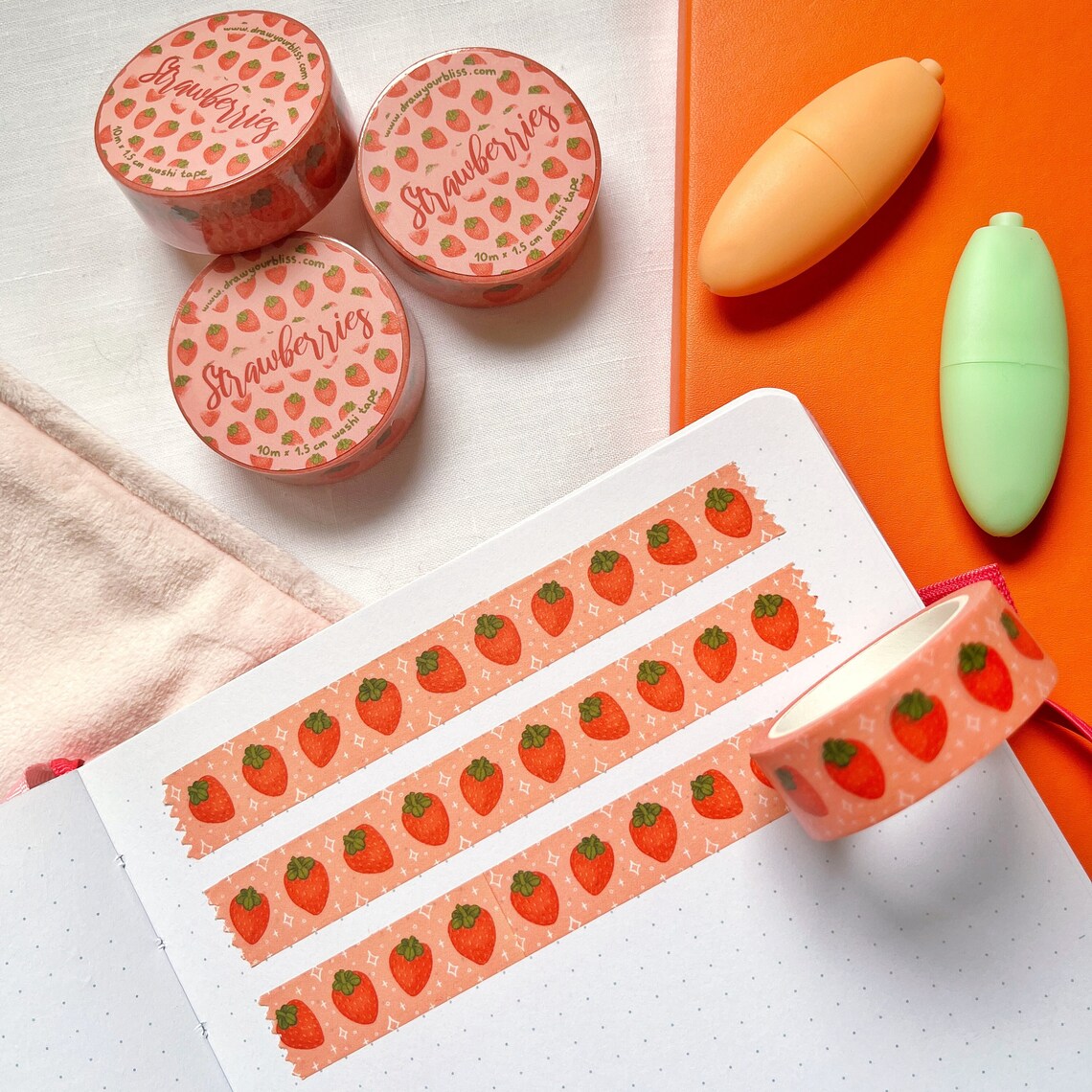 Washitape - Strawberries