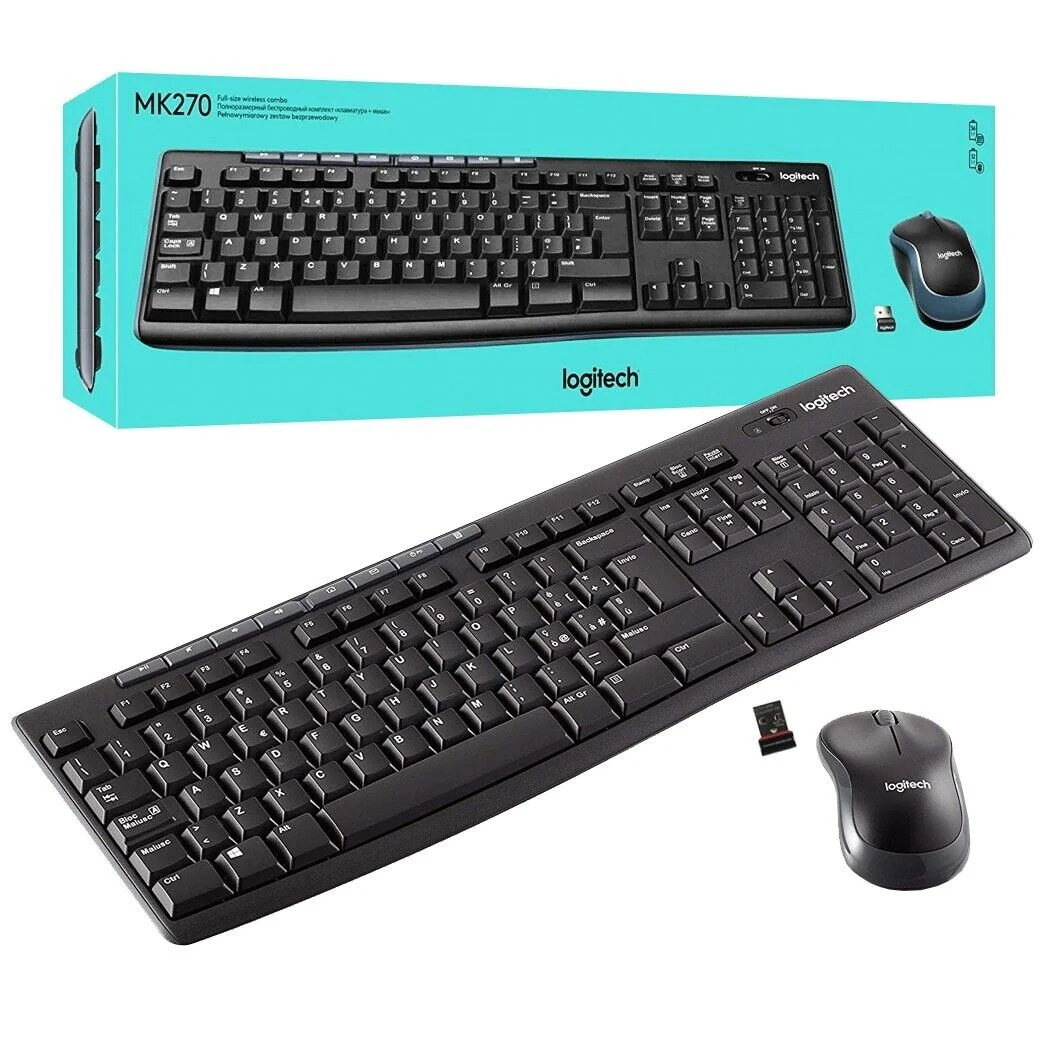 Clavier et souris sans fil Logitech MK270