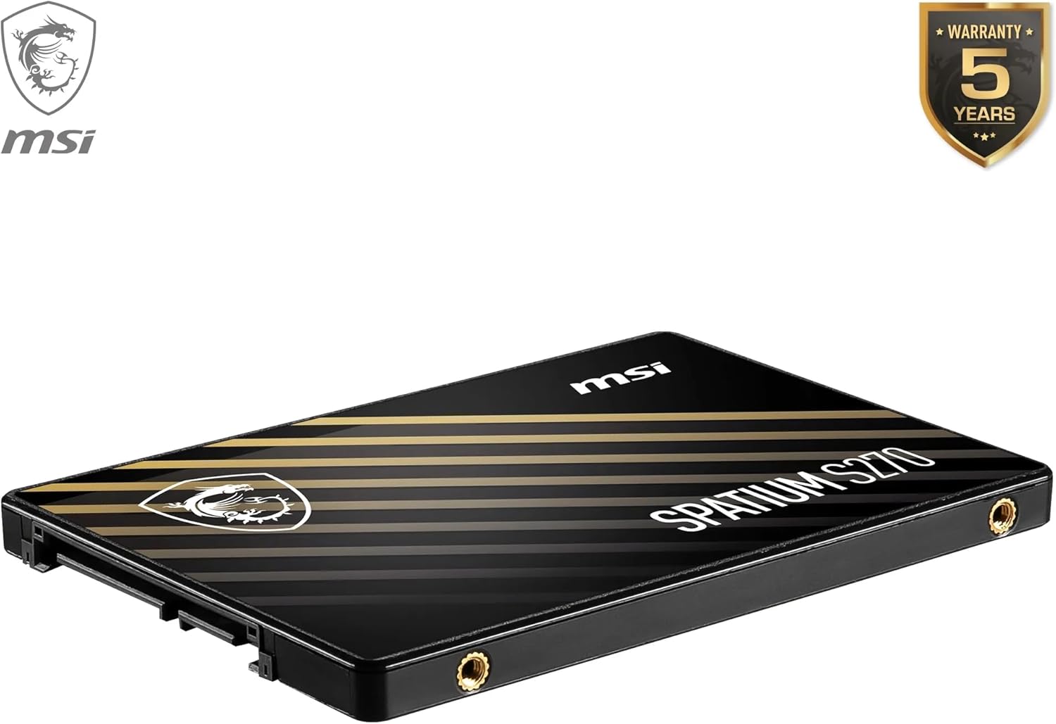 MSI SPATIUM S270 SATA 2.5" 960GB - SSD Interne, SATA III 6 GB/s, 2,5"