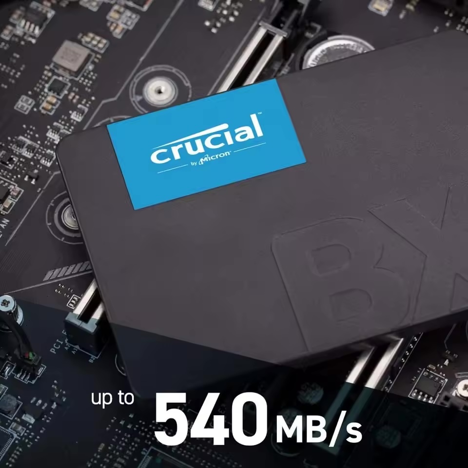 Crucial BX500 Disque SSD 2.5" 240 Go Série ATA III QLC 3D NAND - Disques SSD (240 Go, 2.5", 540 Mo/s, 6 Gbit/s)