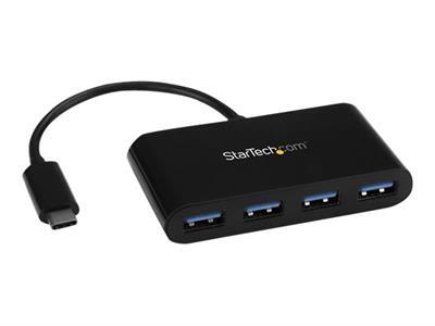 StarTechcom 4-Port USB-C Hub - Mini Hub - USB-C to 4x USB-A - USB 2.0