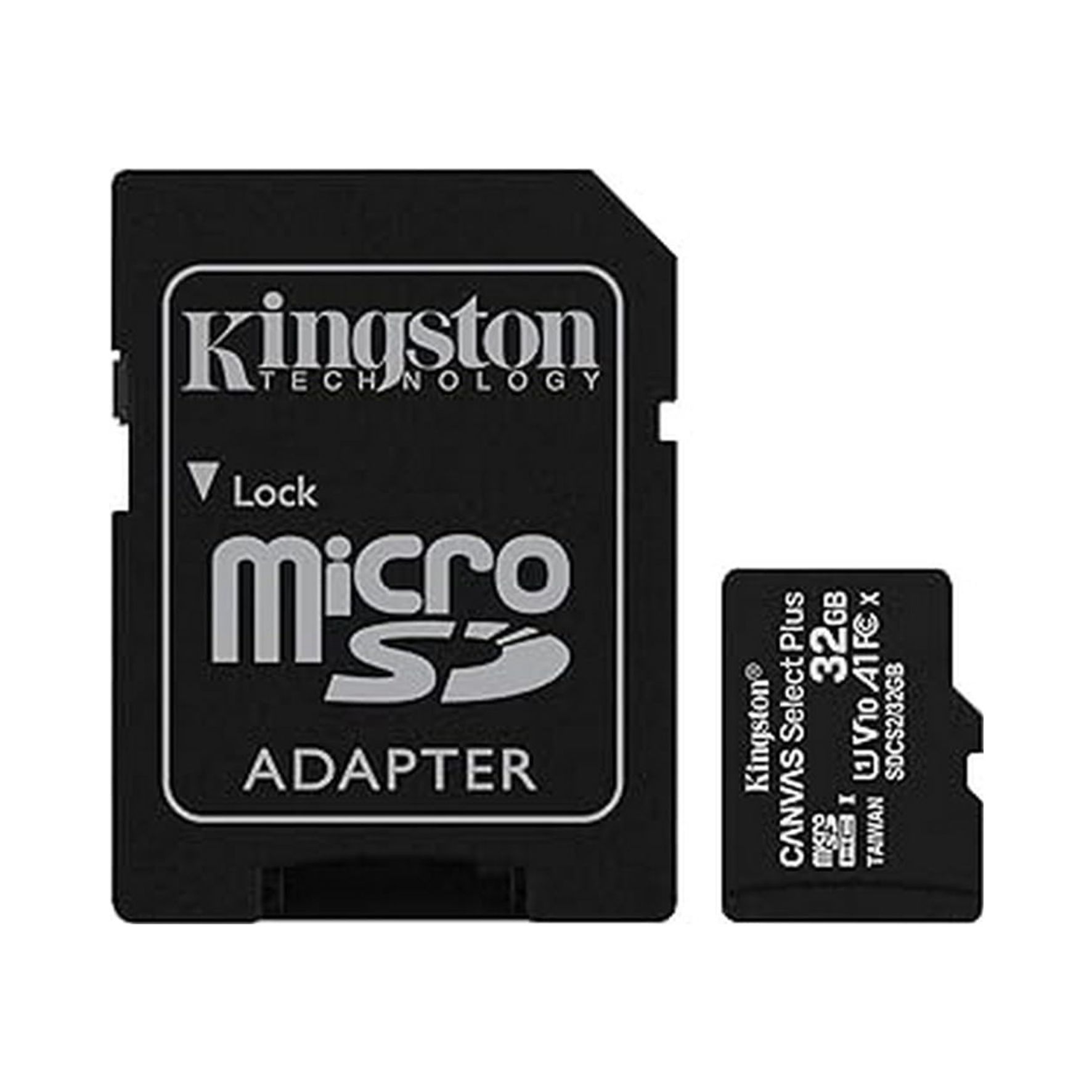 Kingston Canvas Select Plus Carte Micro SD SDCS2 Class 10 + Adaptateur inclus