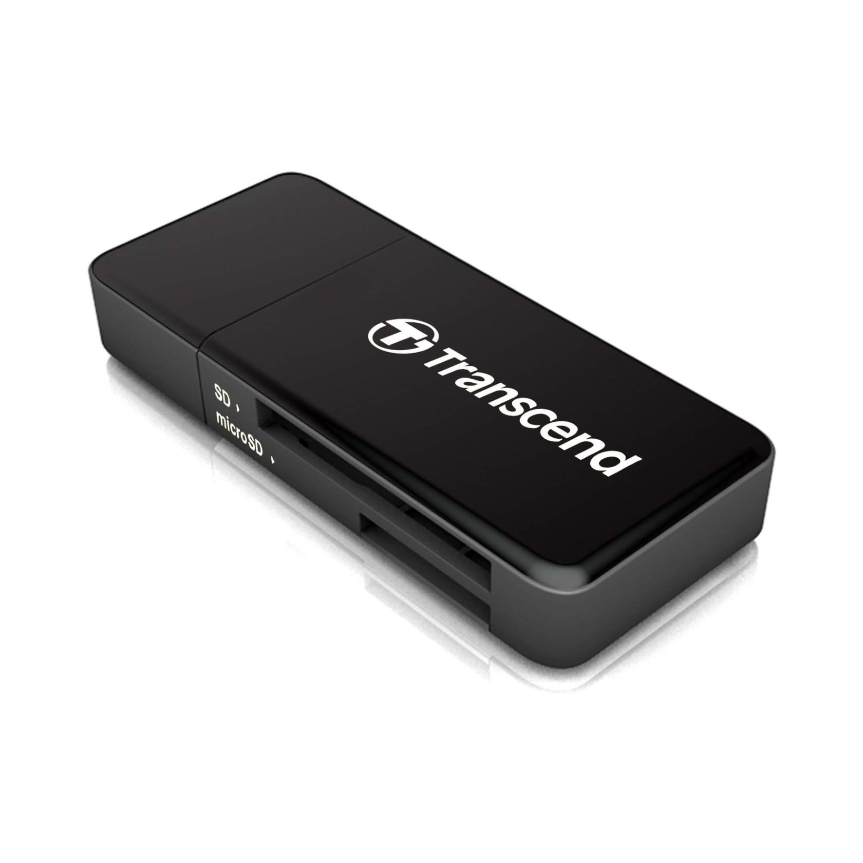 Transcend Lecteur de cartes SD/MicroSD USB 3.1 Noir TS-RDF5K