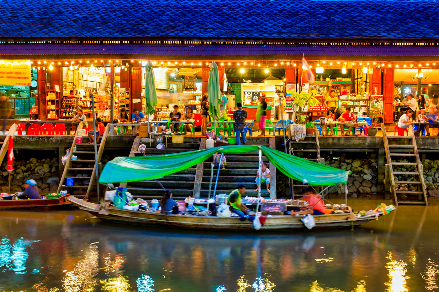 Floating market Bangkok