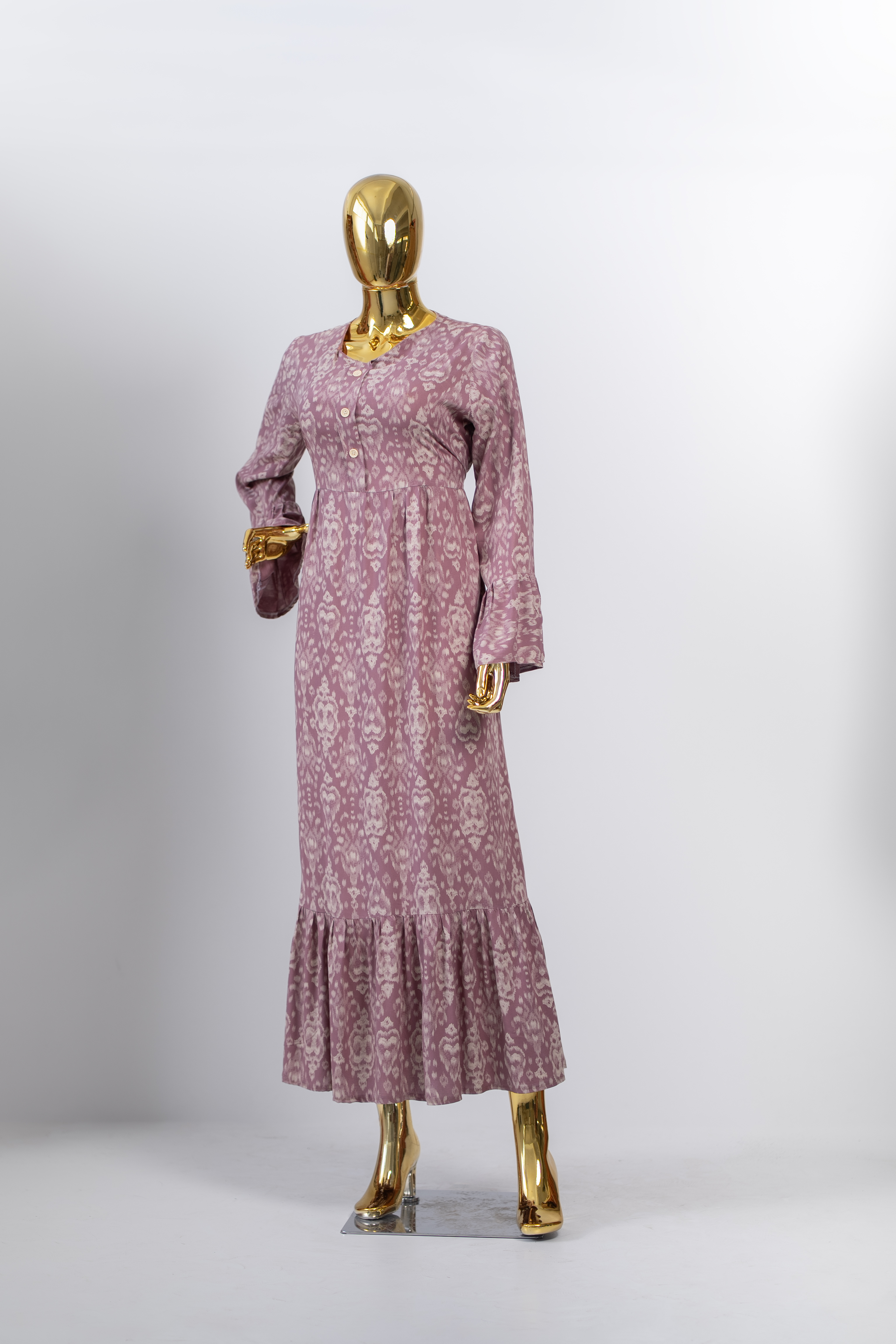 Long Sleeve Floral Maxi Dress