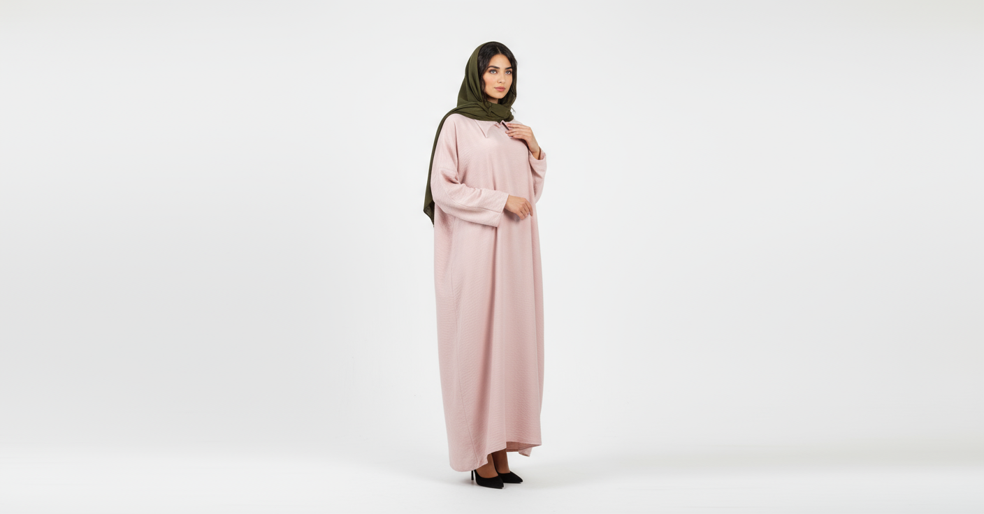Elegant Pink Maxi Dress