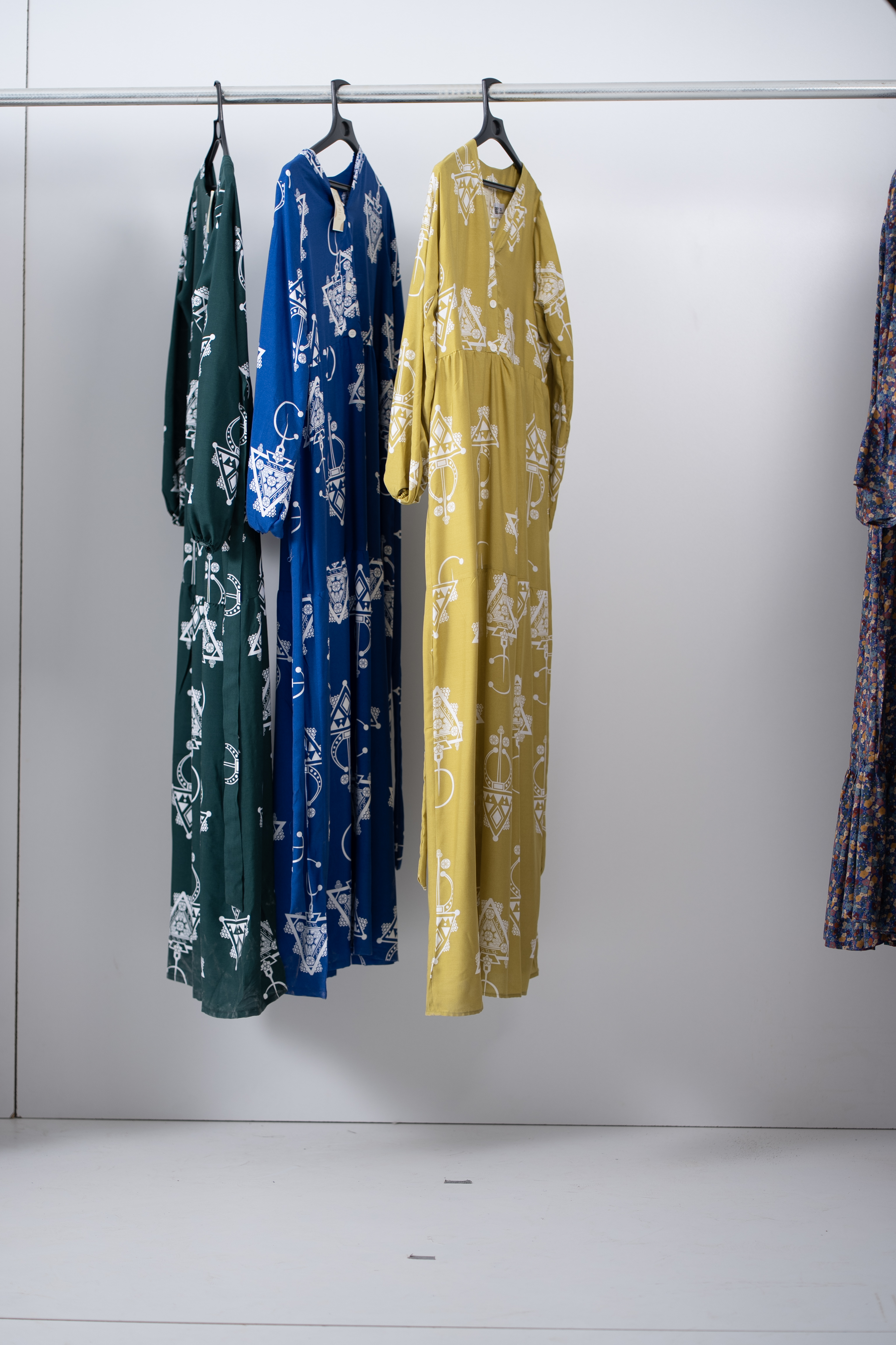 Elegant Printed Maxi Dress