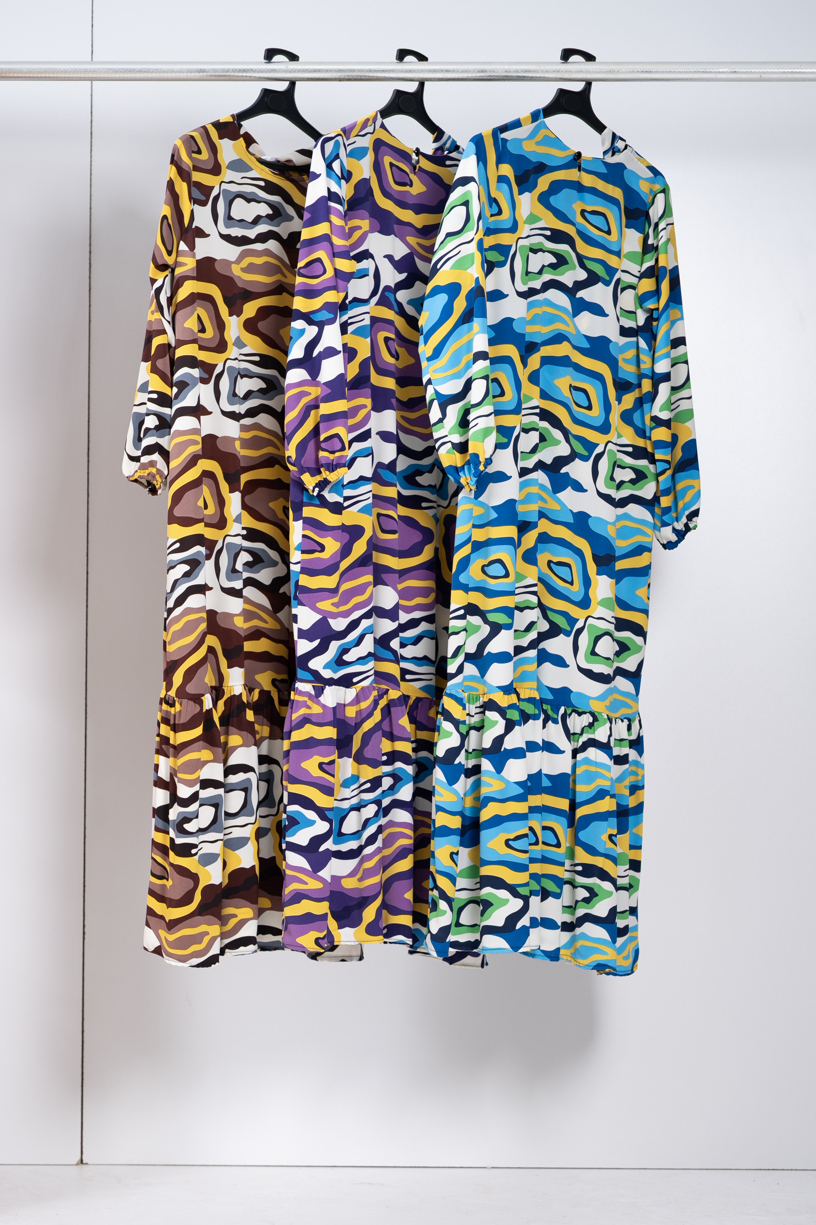 Geometric Pattern Maxi Dress