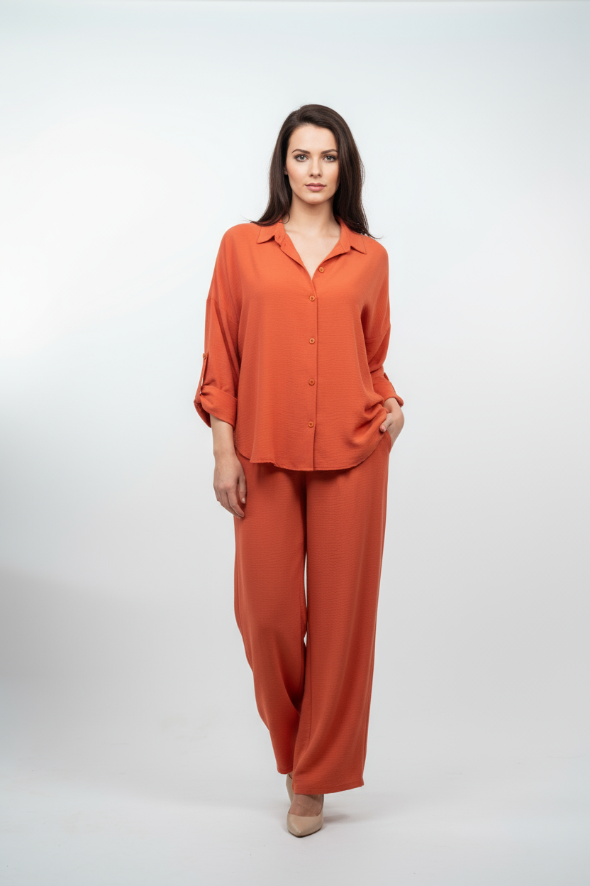 Bright Pink Women's Pantsuit