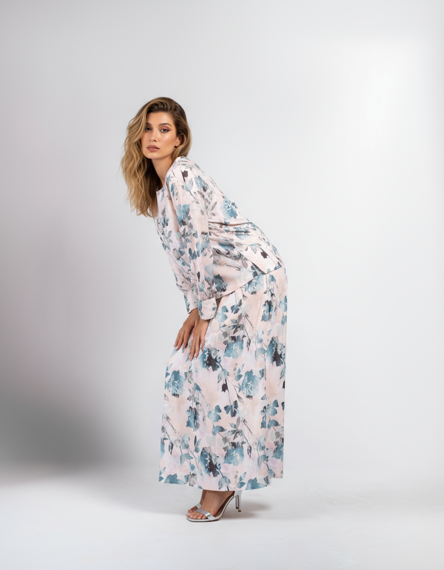 Floral Print Long Sleeve set