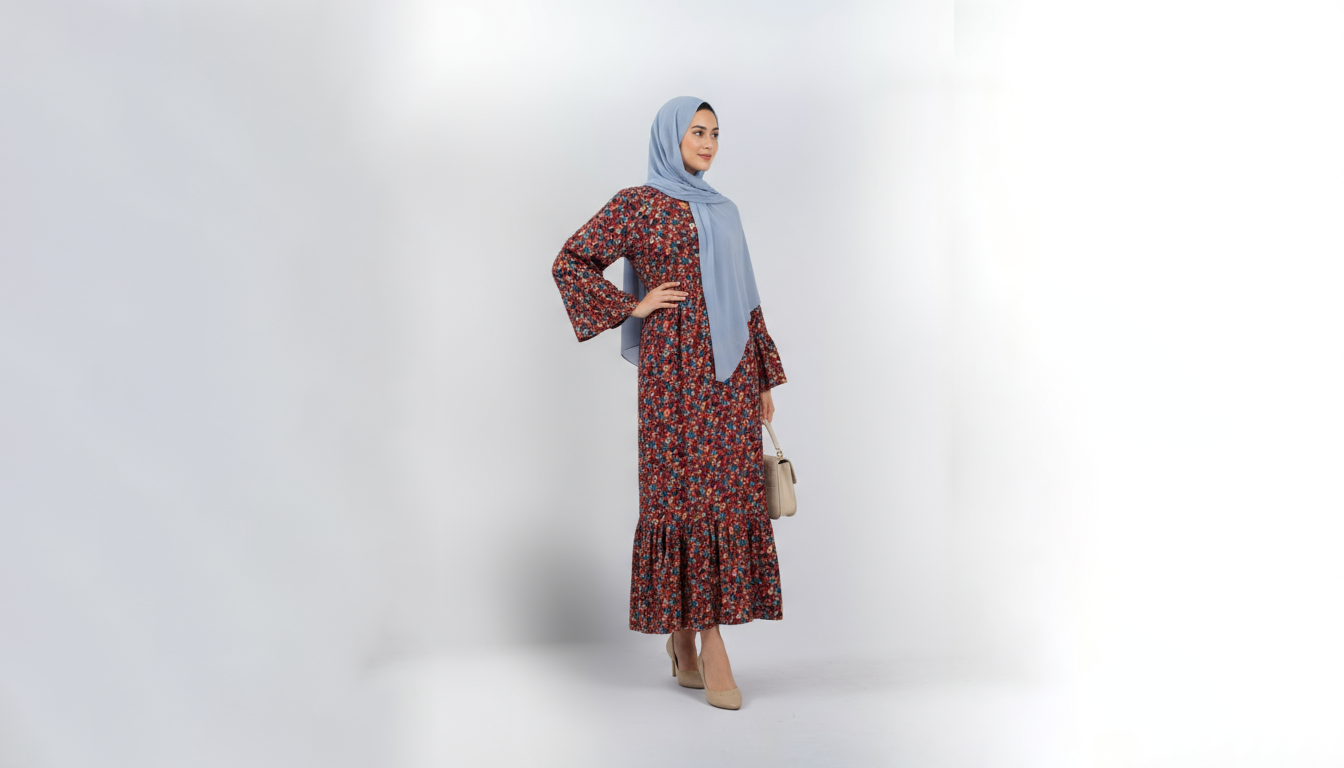 Long Sleeve Floral Maxi Dress