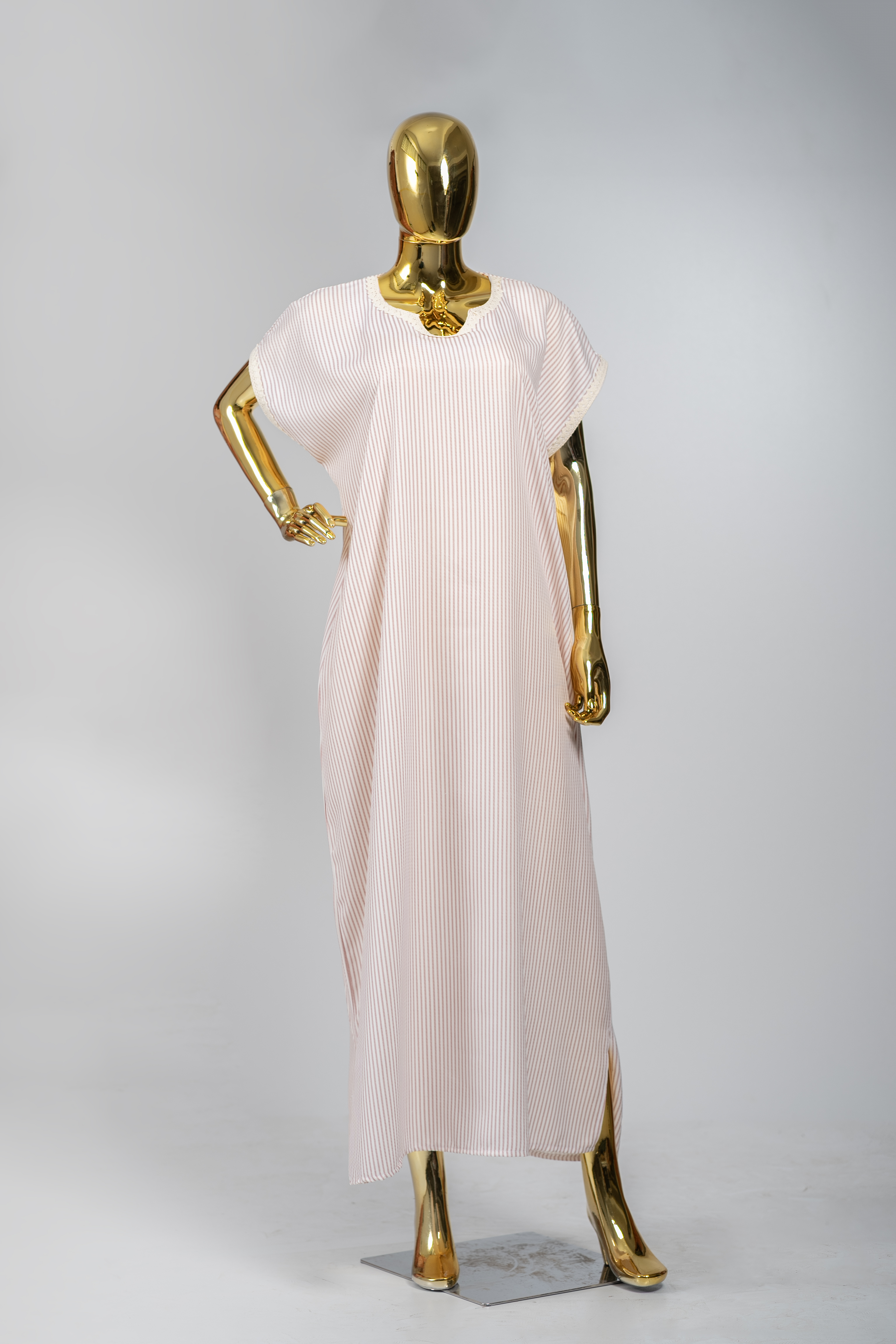 Elegant Pleated Maxi Dress