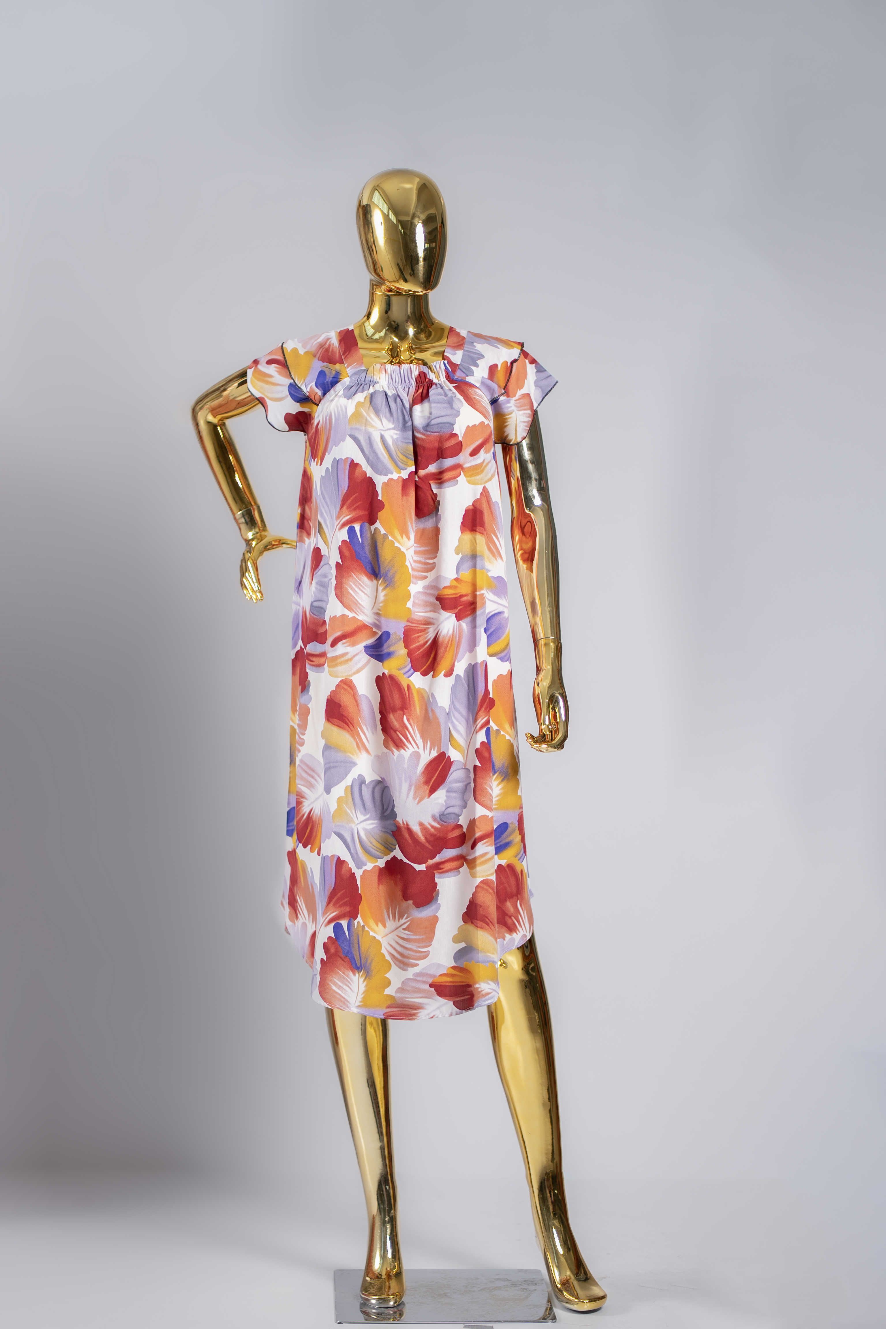 Floral Print Midi Dress