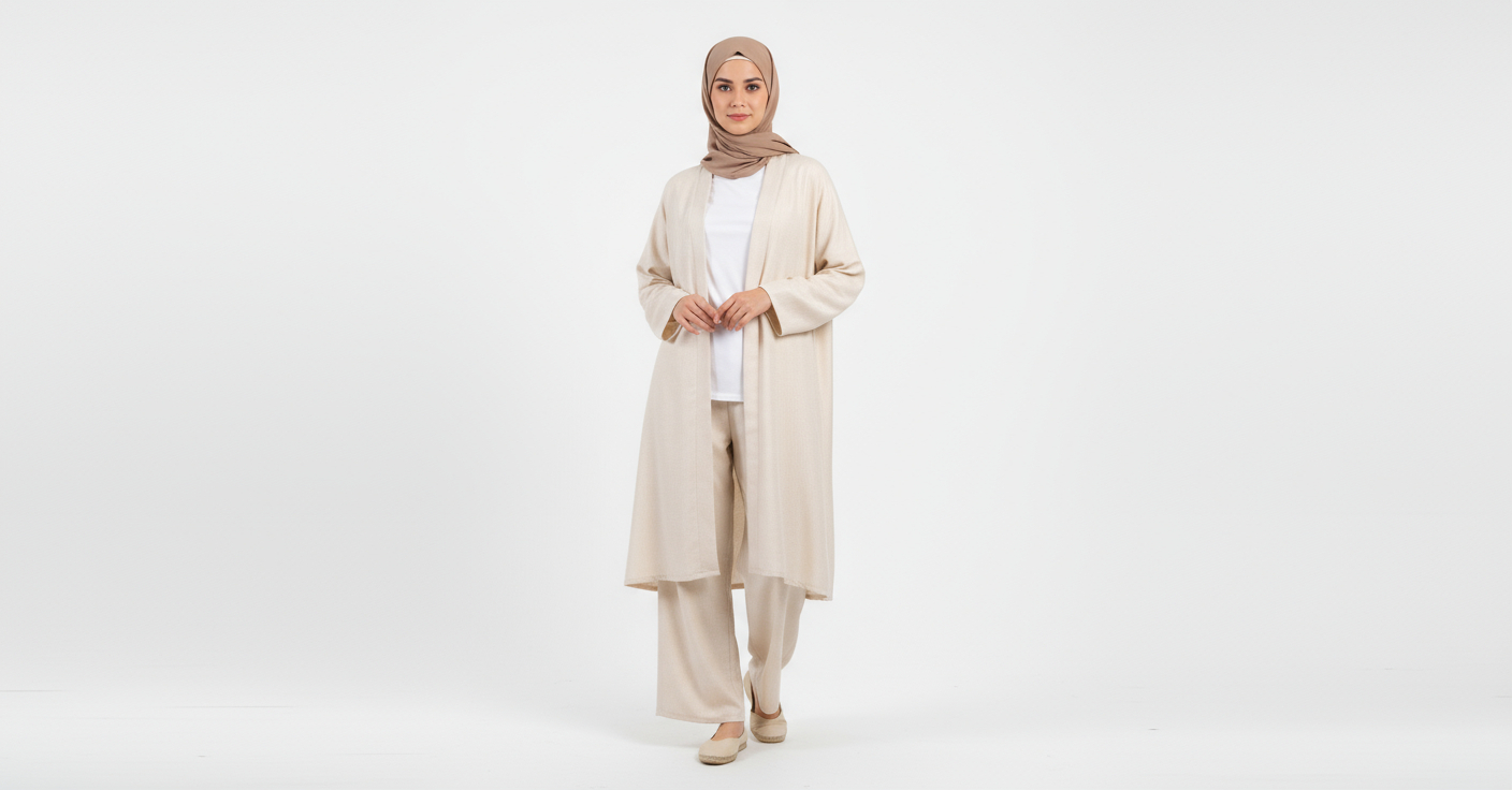 Elegant Cream Pantsuit Set