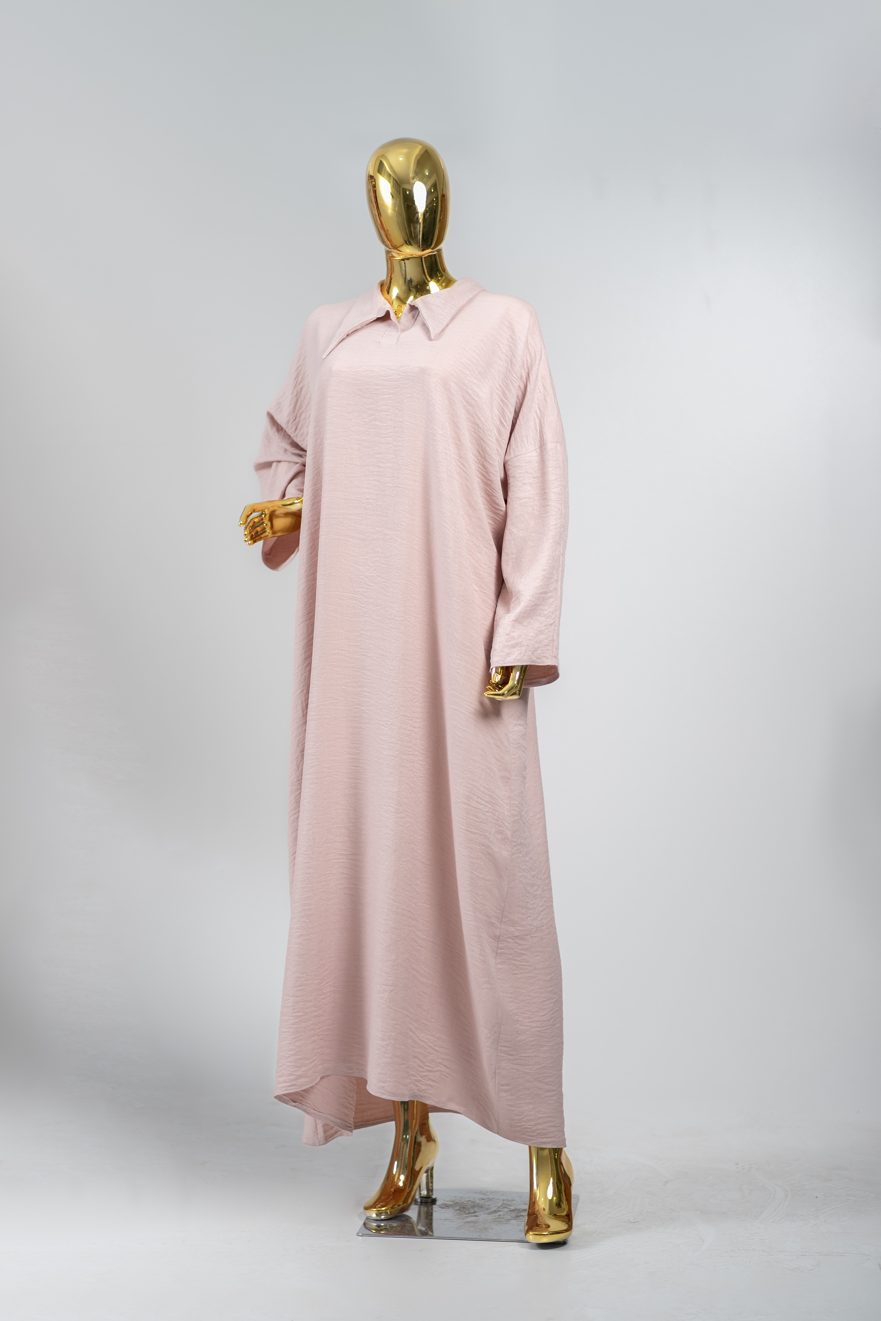 Elegant Pink Maxi Dress