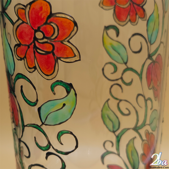 Elegant Handmade Glass Art Vase 3003