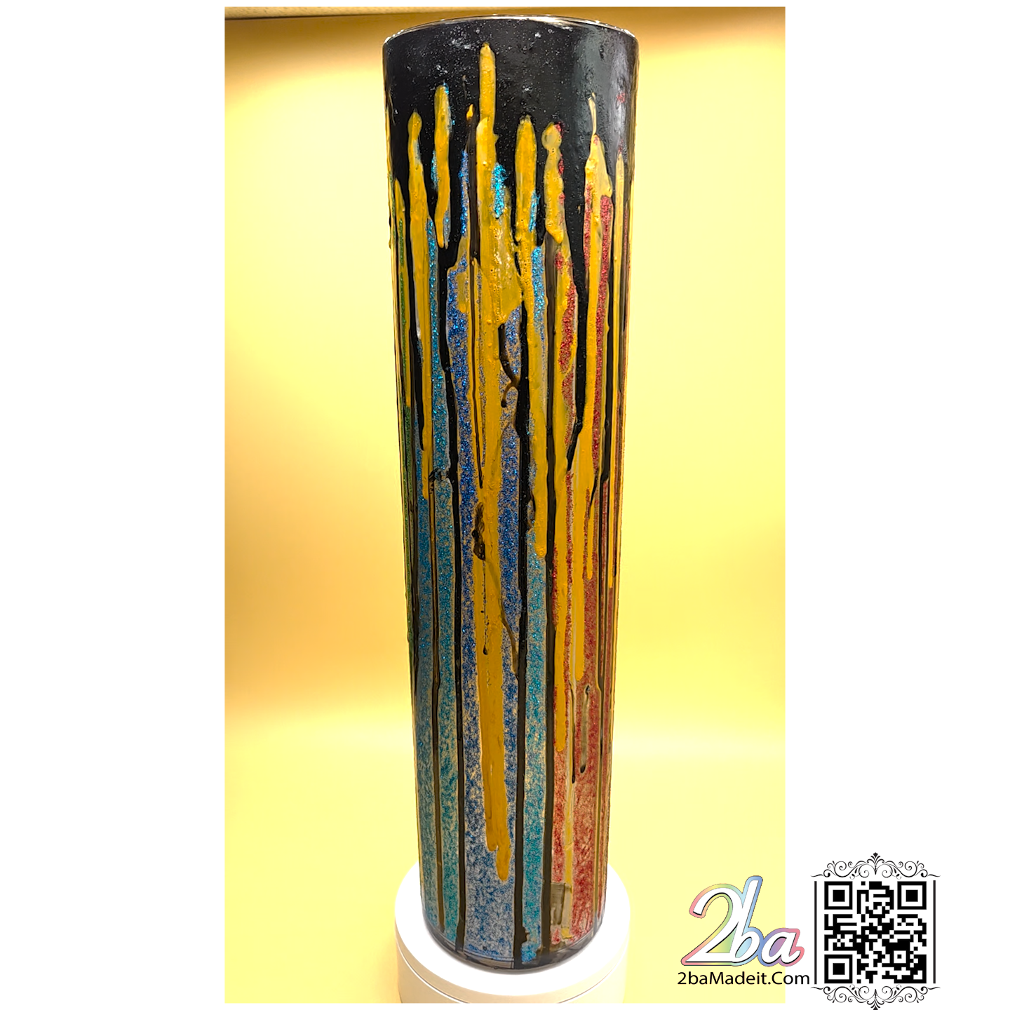 Elegant Handmade Glass Art Vase 4004
