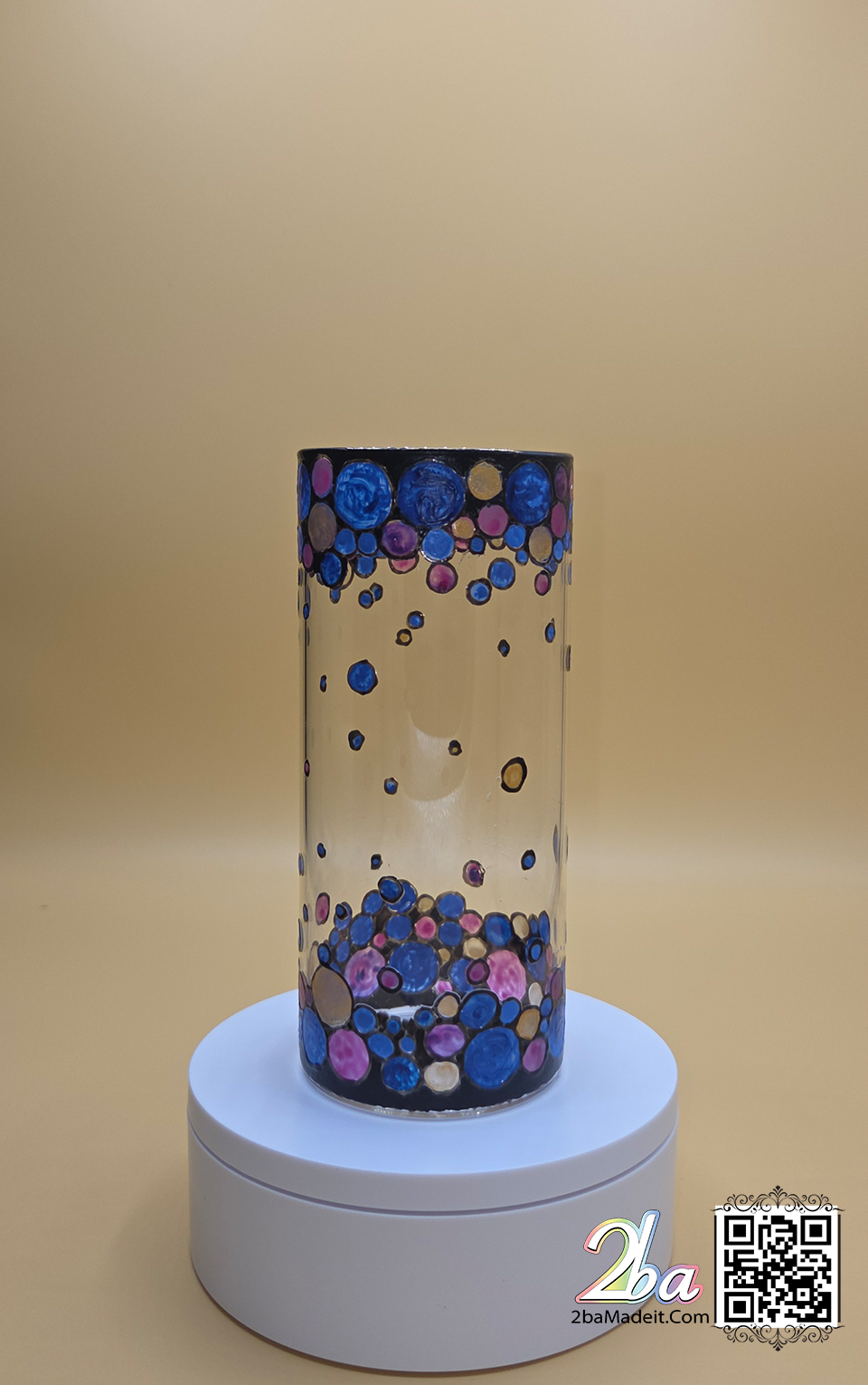 Elegant Handmade Glass Art Vase 5005