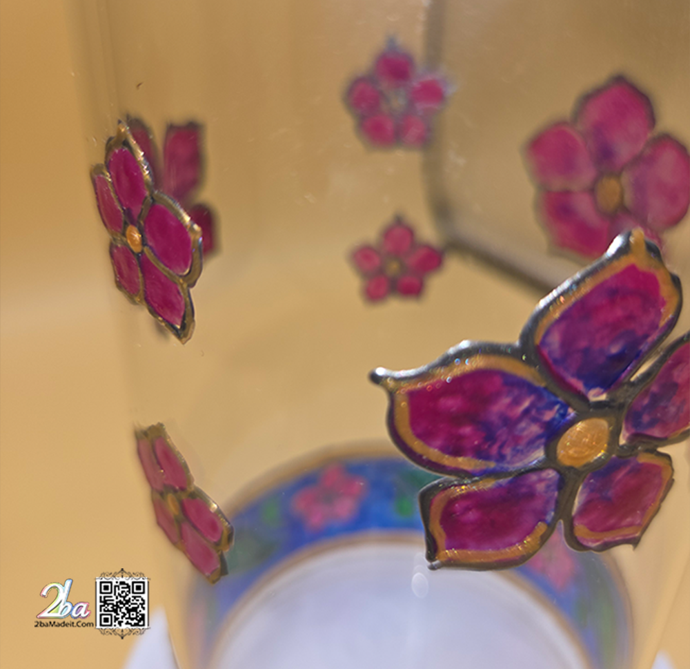 Elegant Handmade Glass Art Vase 6006