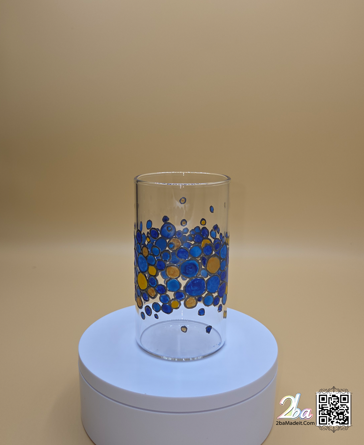 Elegant Handmade Glass Art Vase 8008