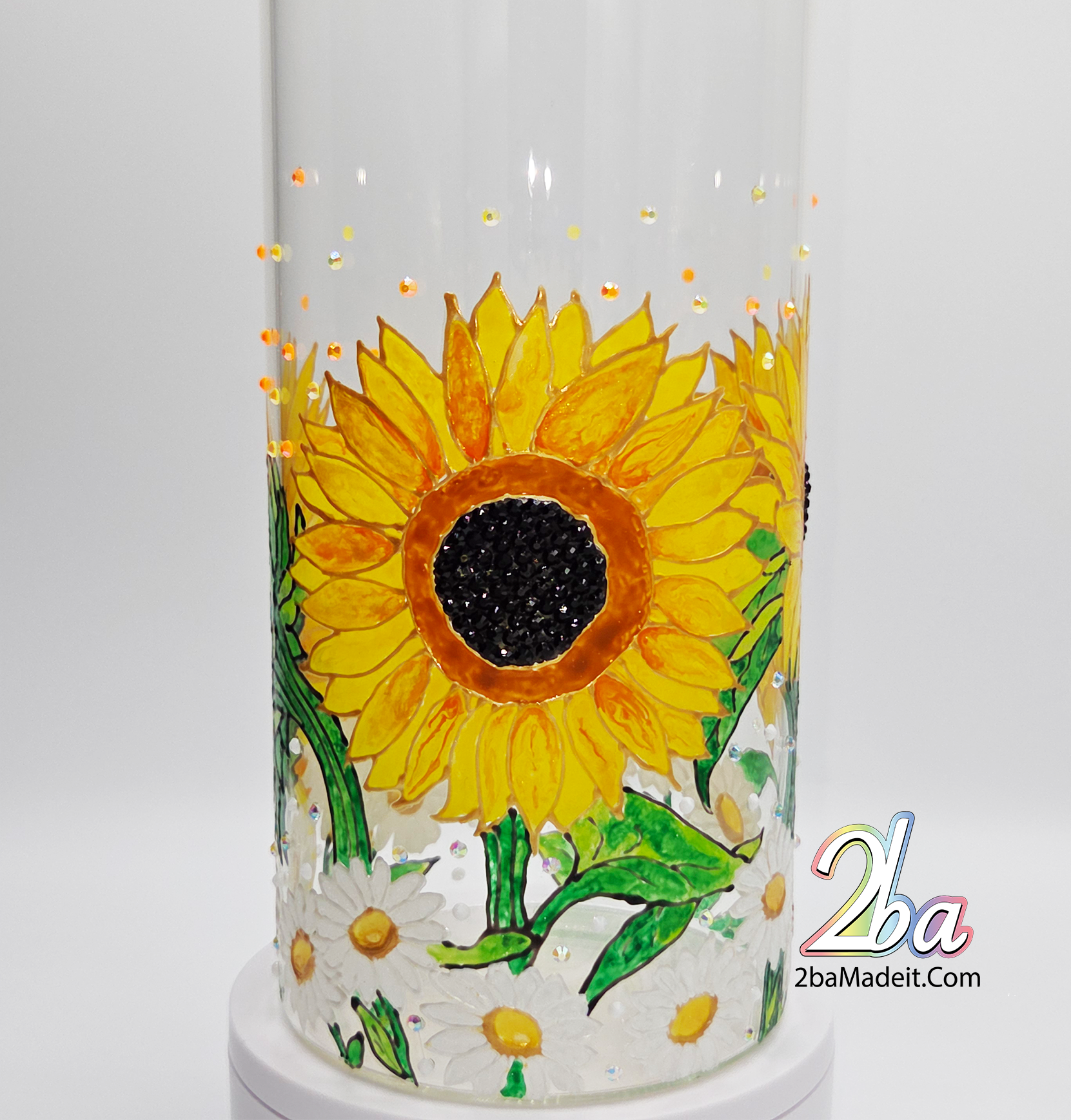 Elegant Handmade Glass Art Vase 100010