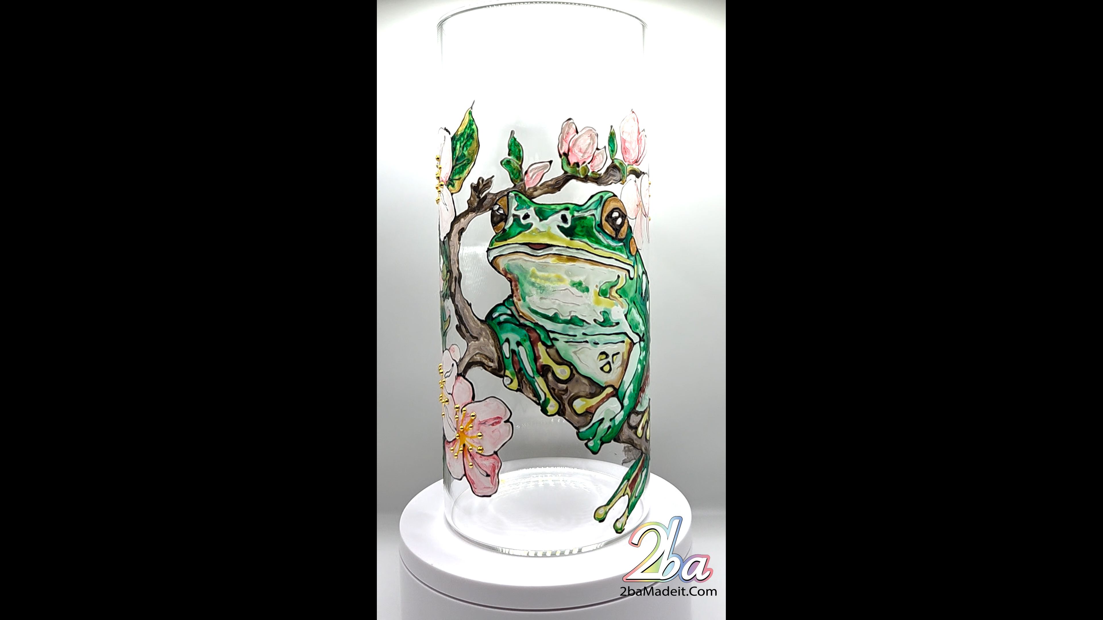 Elegant Handmade Glass Art Vase 130013