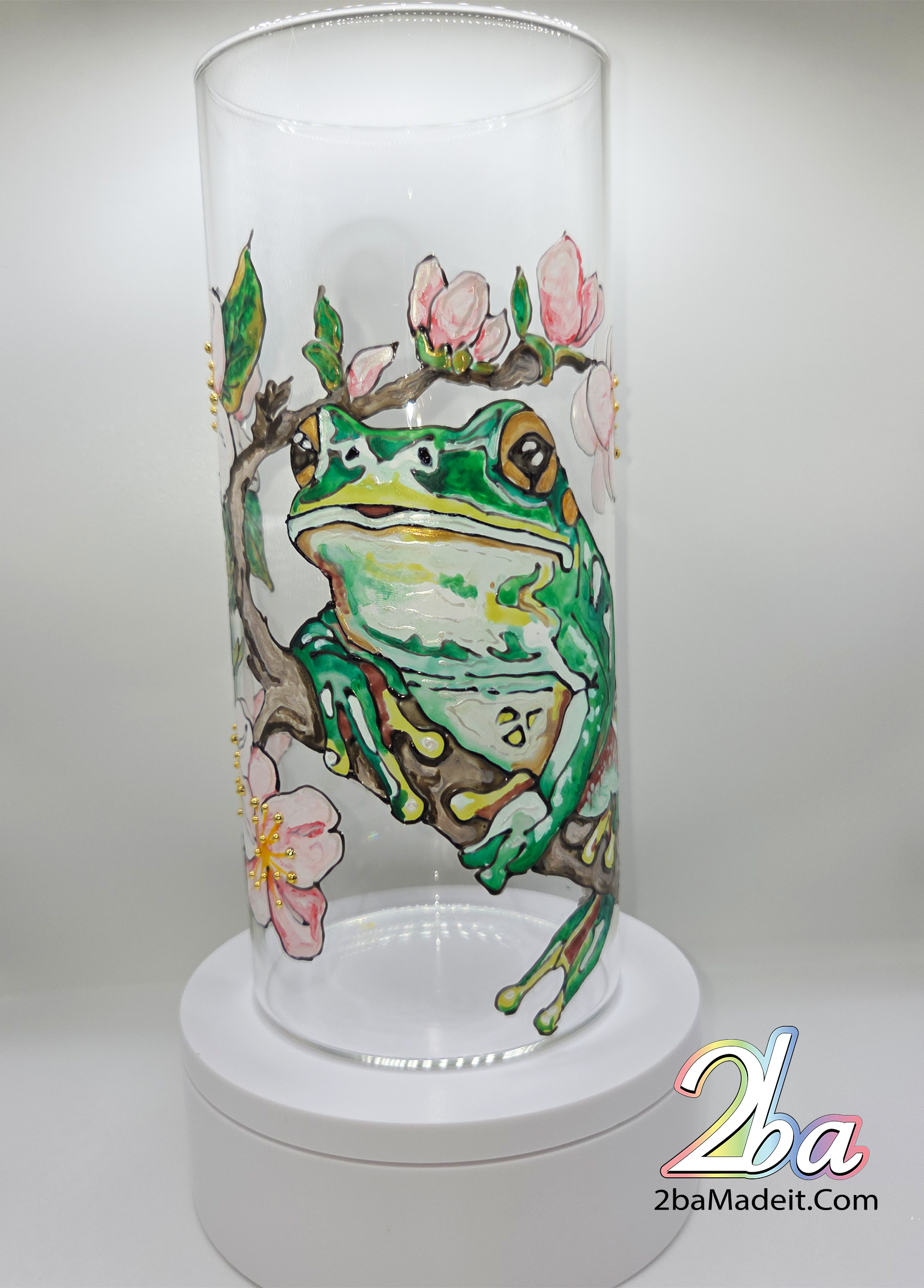 Elegant Handmade Glass Art Vase 130013