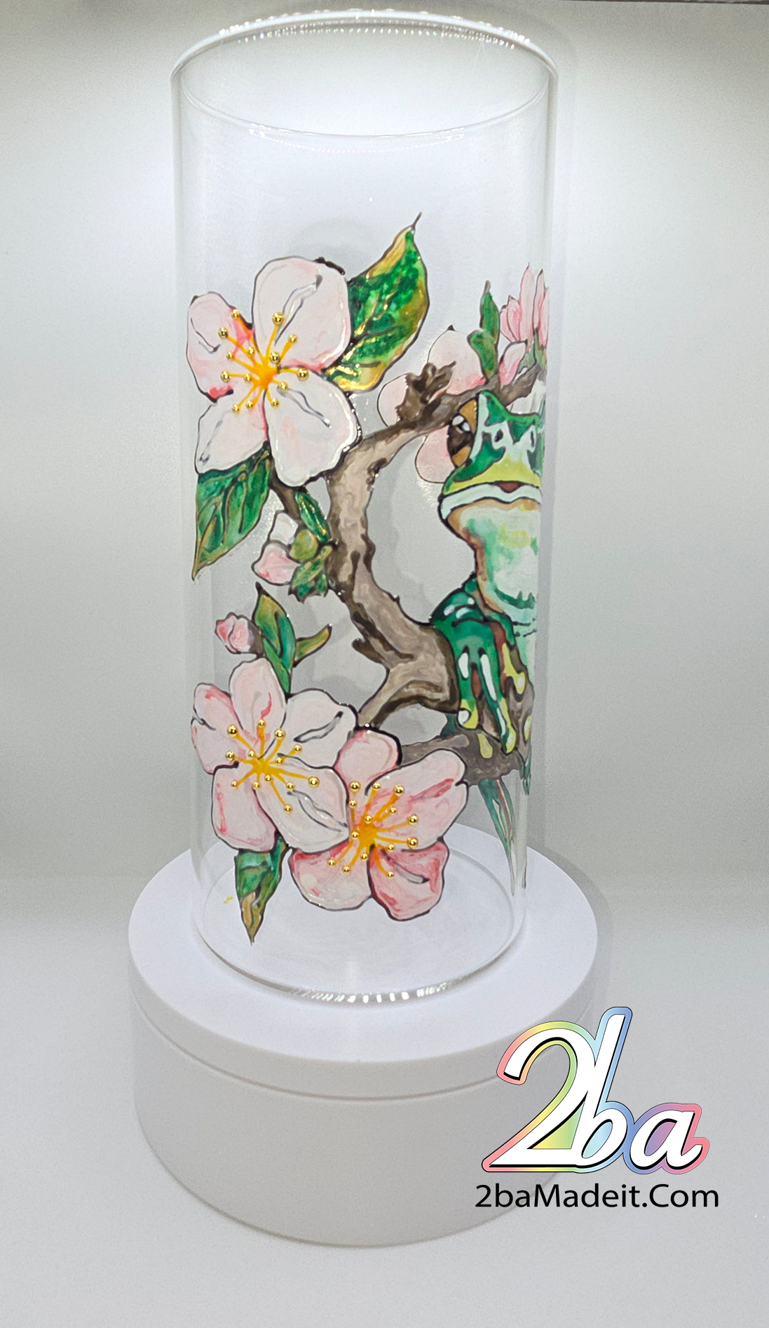 Elegant Handmade Glass Art Vase 130013