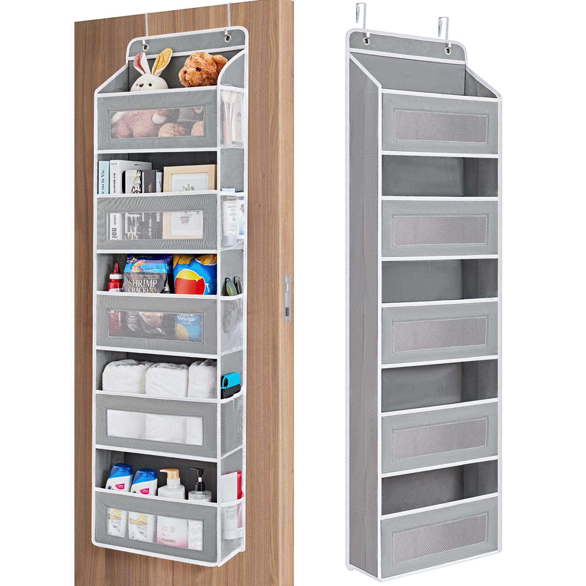 Over-the-door hanging organizer