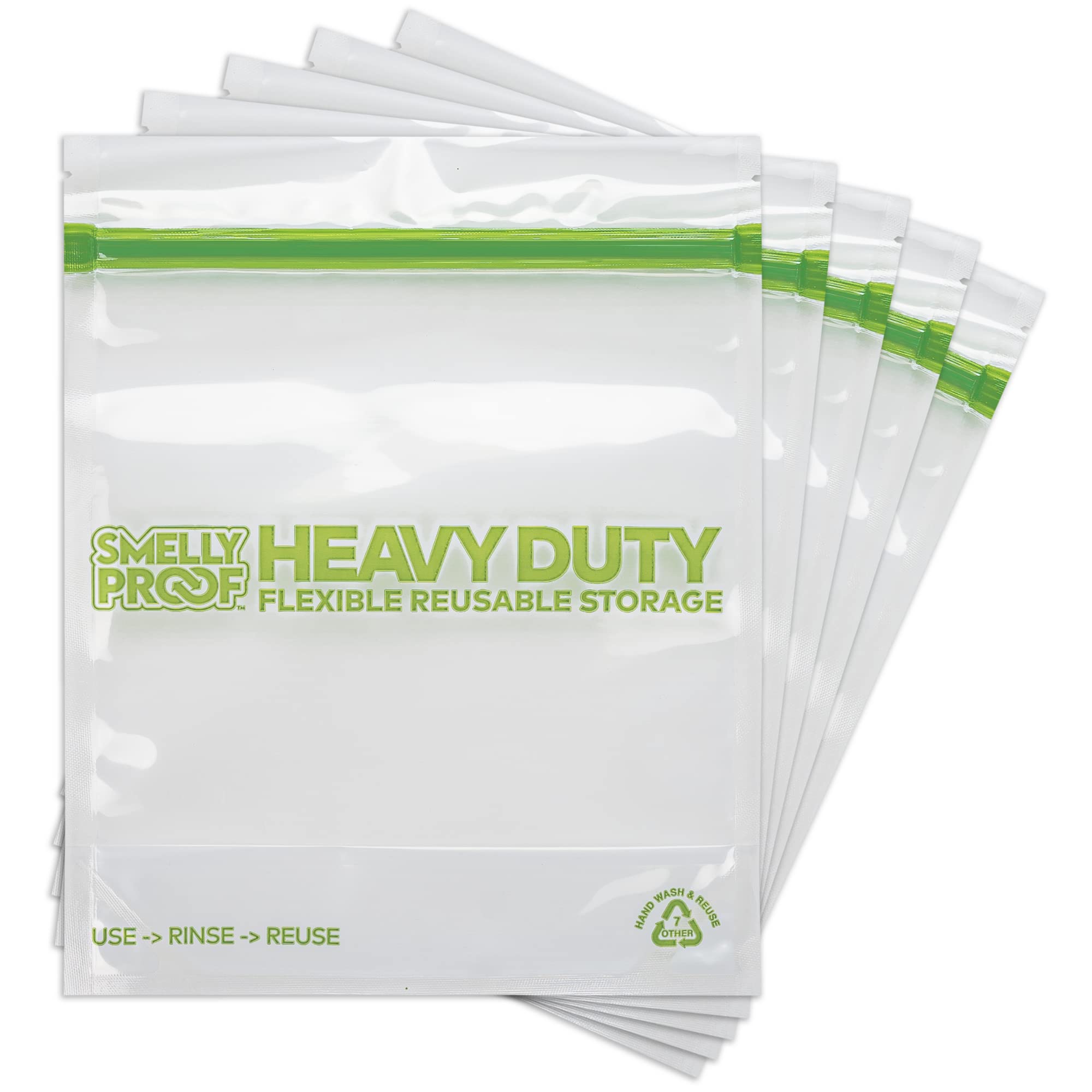 Smelly Proof Heavy Duty Reusable Storage Bags