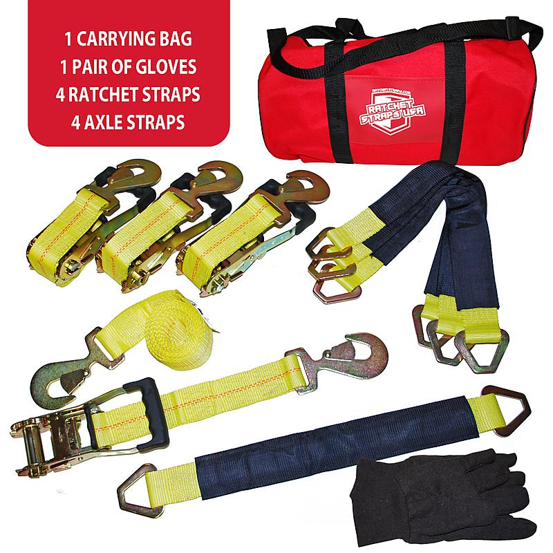Vehicle Tie Down Strap Kit