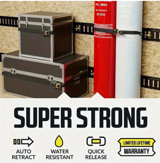 🎁 Limited Time – Upgraded 2025 Retractable Ratchet Strap (Perfect Gift for Men 💙)