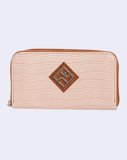 Aria Croco wallet with compartments