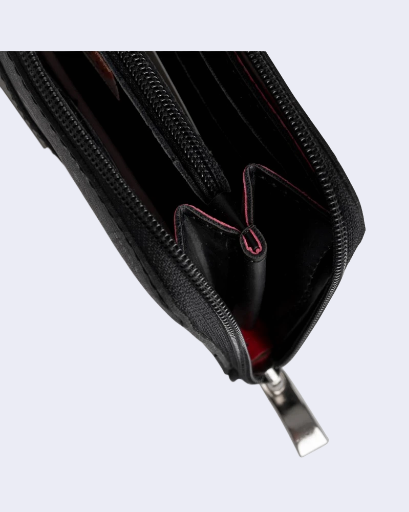 Aria Croco wallet with compartments