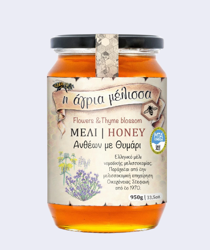 Μέλι Ανθέων με Θυμάρι